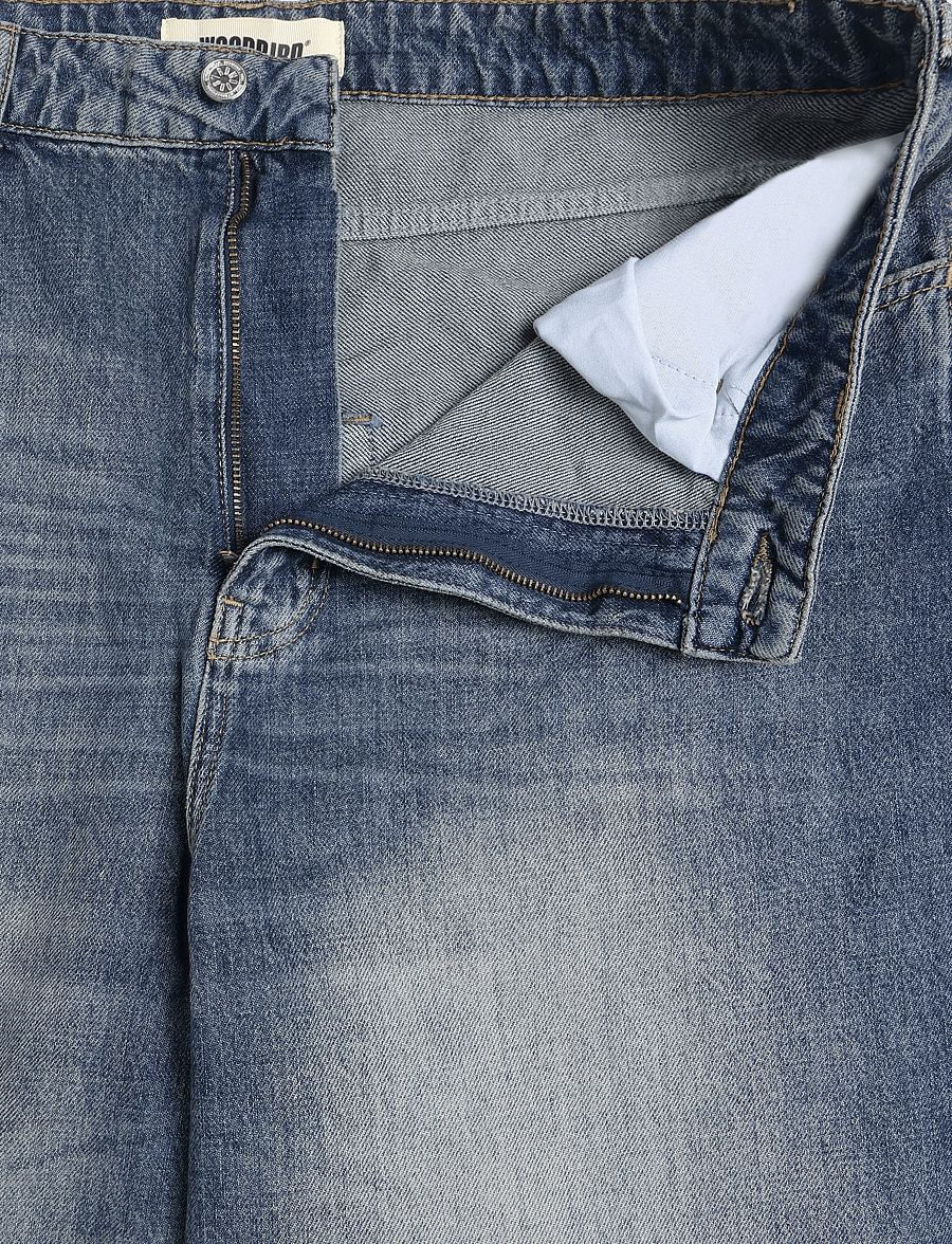 Woodbird - WBYuto Freeze Jeans - weite jeans - washed mid blue - 3