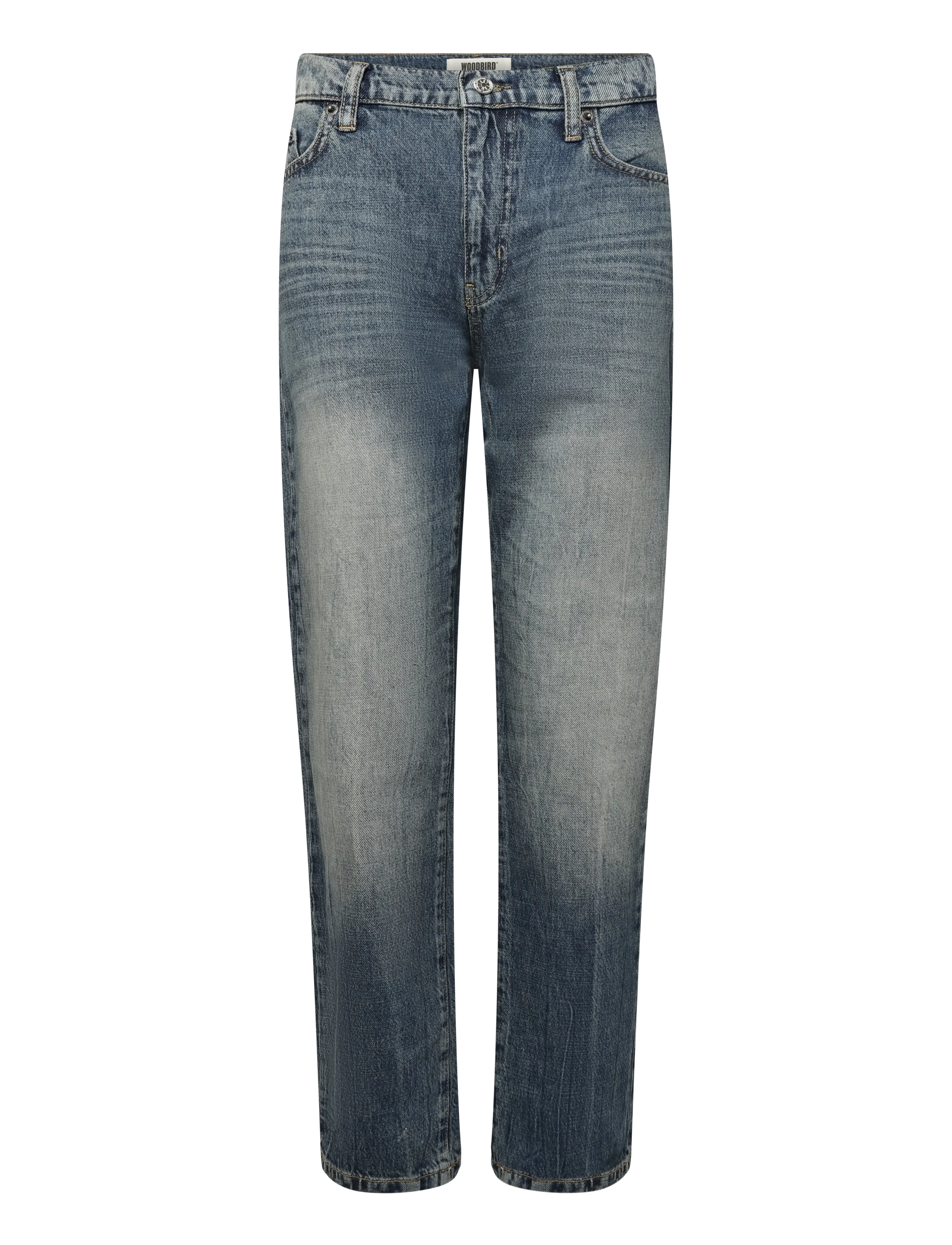 Woodbird WBJay Freeze Jeans - Kleidung - WASHED MID BLUE / blue