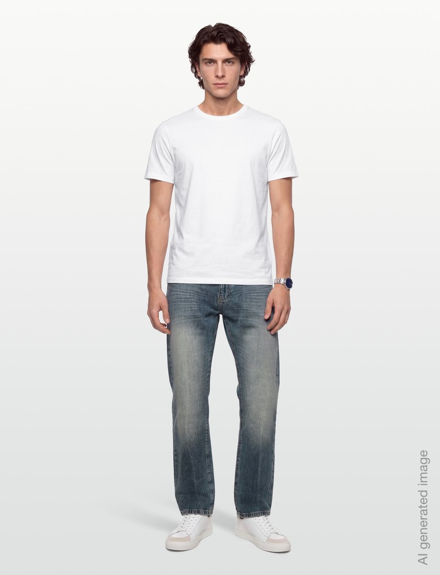 Woodbird - WBJay Freeze Jeans - normale jeans - washed mid blue - 0