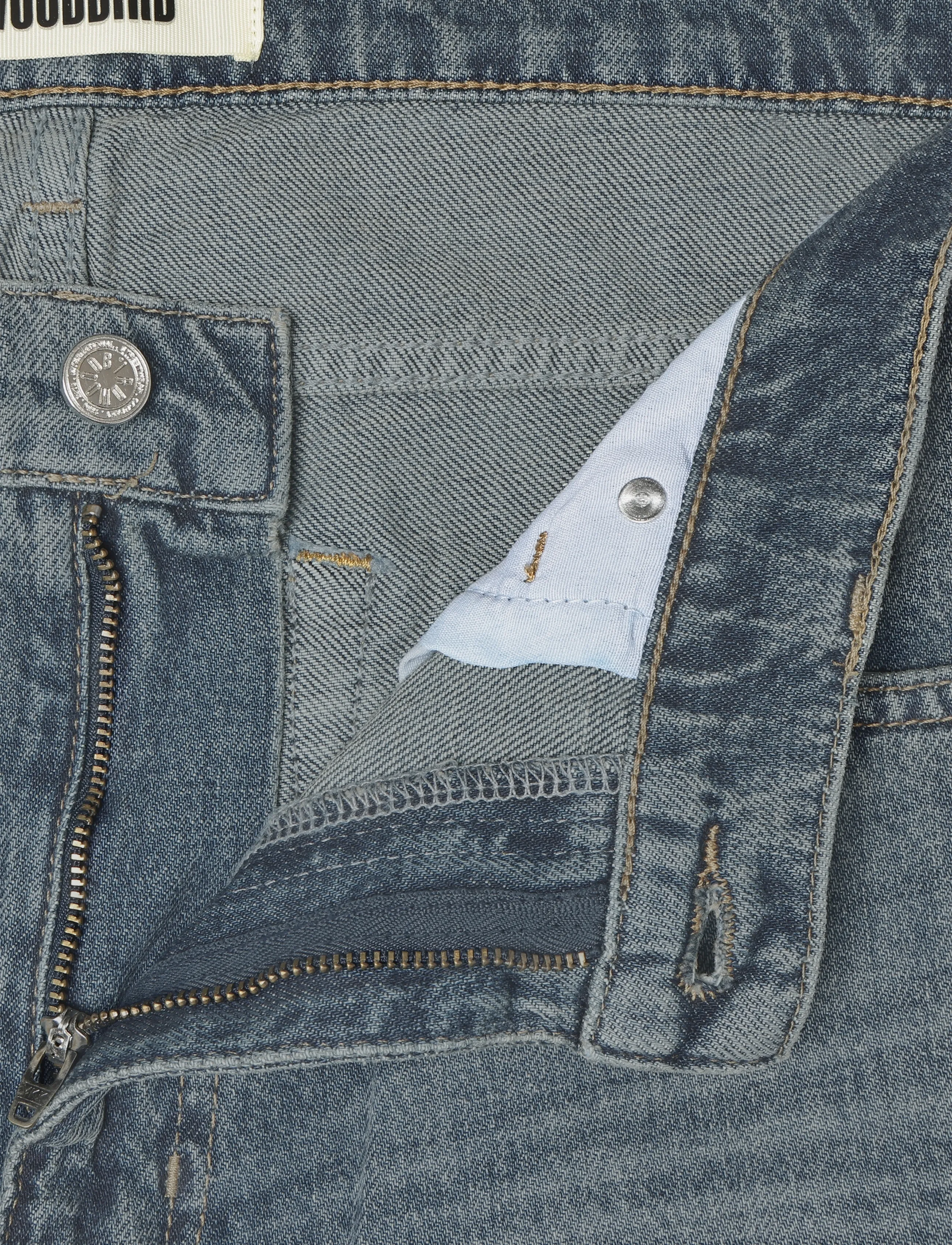 Woodbird - WBJay Freeze Jeans - normale jeans - washed mid blue - 3