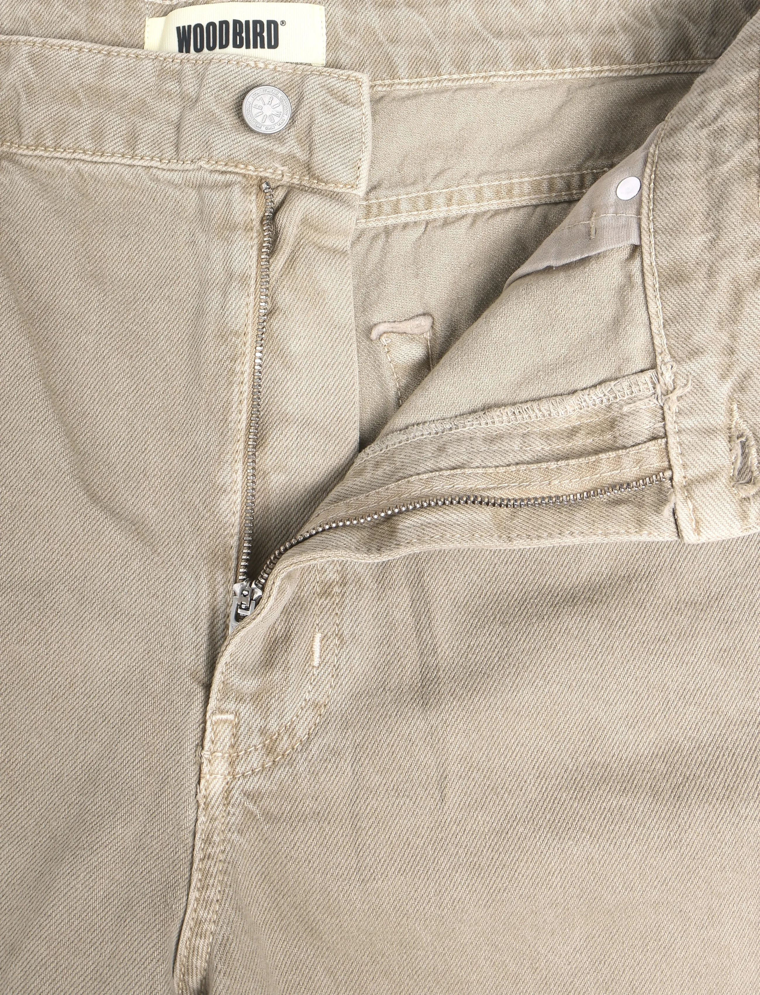 Woodbird - WBGhat Base Jeans - alt laienevad teksad - sand - 3