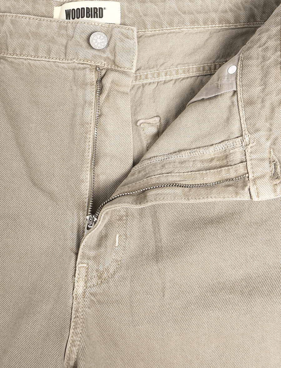 Woodbird - WBGhat Base Jeans - alt laienevad teksad - sand - 3