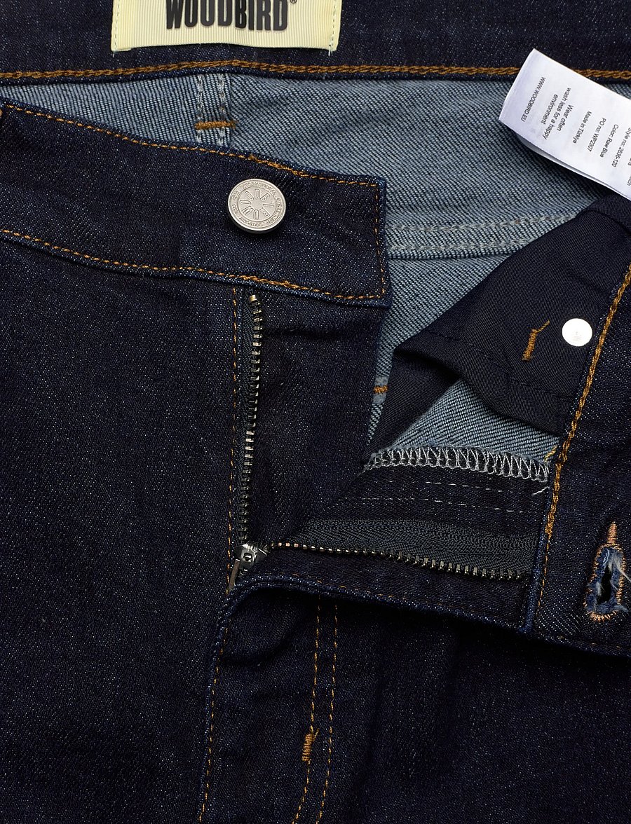 Woodbird - WBDoc Stretch Raw Jeans - schmal zulaufende jeans - raw blue - 3
