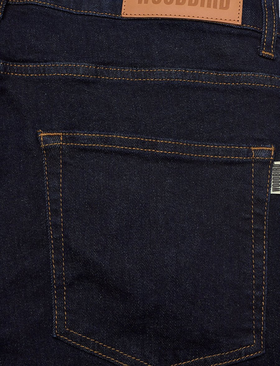 Woodbird - WBDoc Stretch Raw Jeans - schmal zulaufende jeans - raw blue - 4