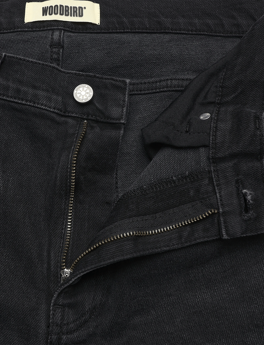 Woodbird - WBDoc Stretch Black Jeans - alt kitsenevad teksad - black - 3