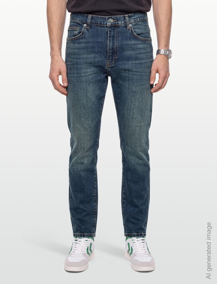Woodbird - WBDoc Stretch Blue Jeans - schmal zulaufende jeans - dark blue - 3