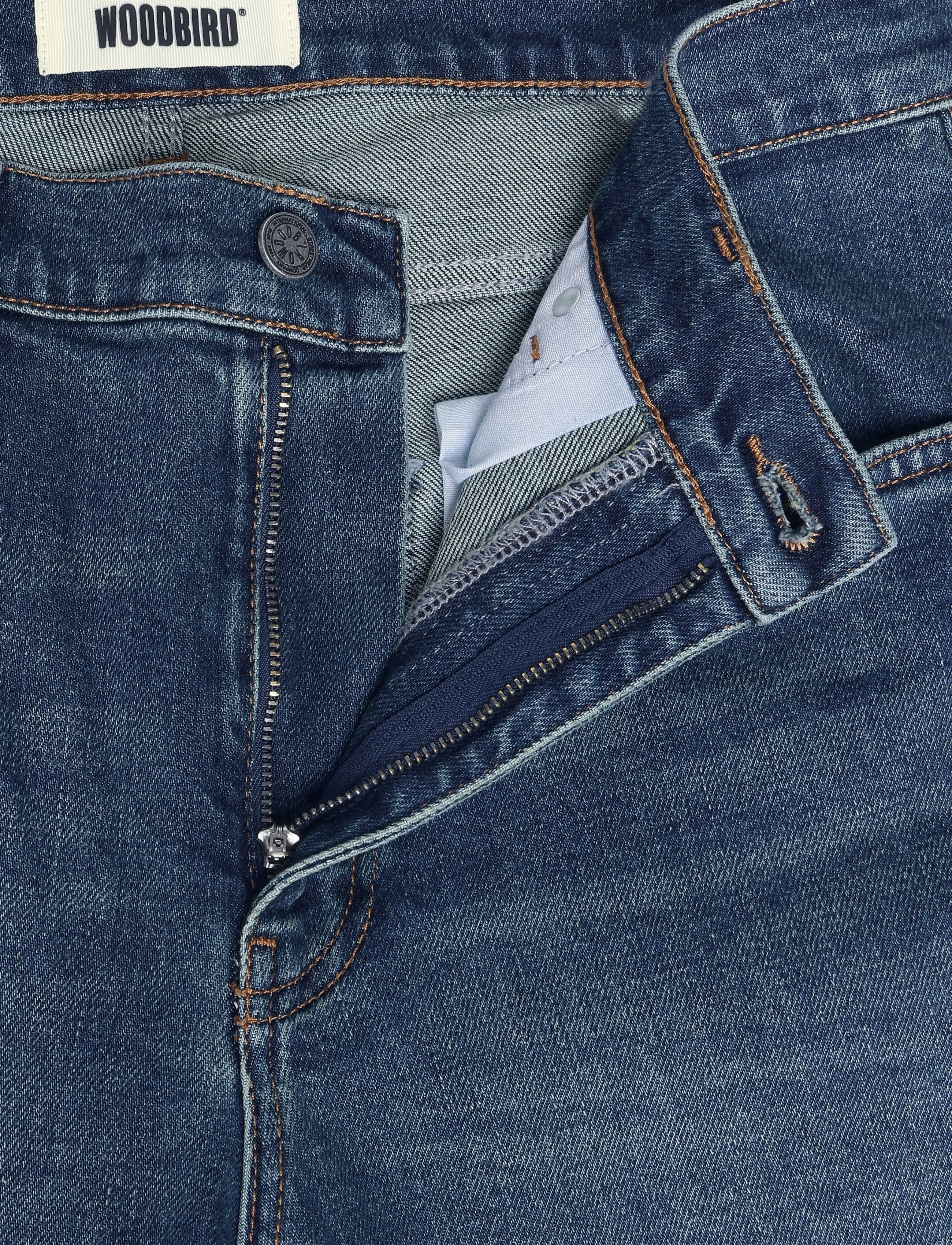 Woodbird - WBDoc Stretch Blue Jeans - schmal zulaufende jeans - dark blue - 3