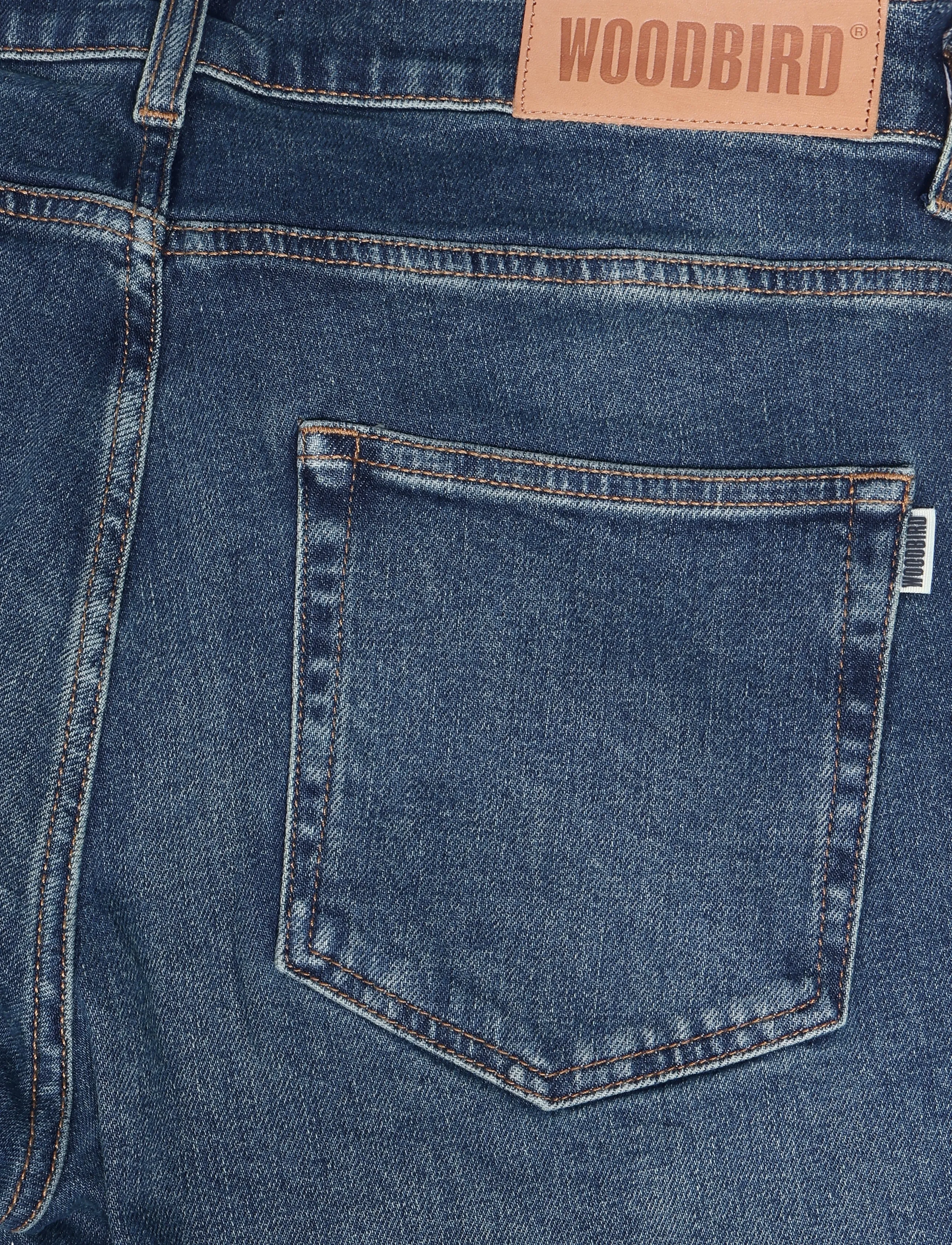 Woodbird - WBDoc Stretch Blue Jeans - schmal zulaufende jeans - dark blue - 4