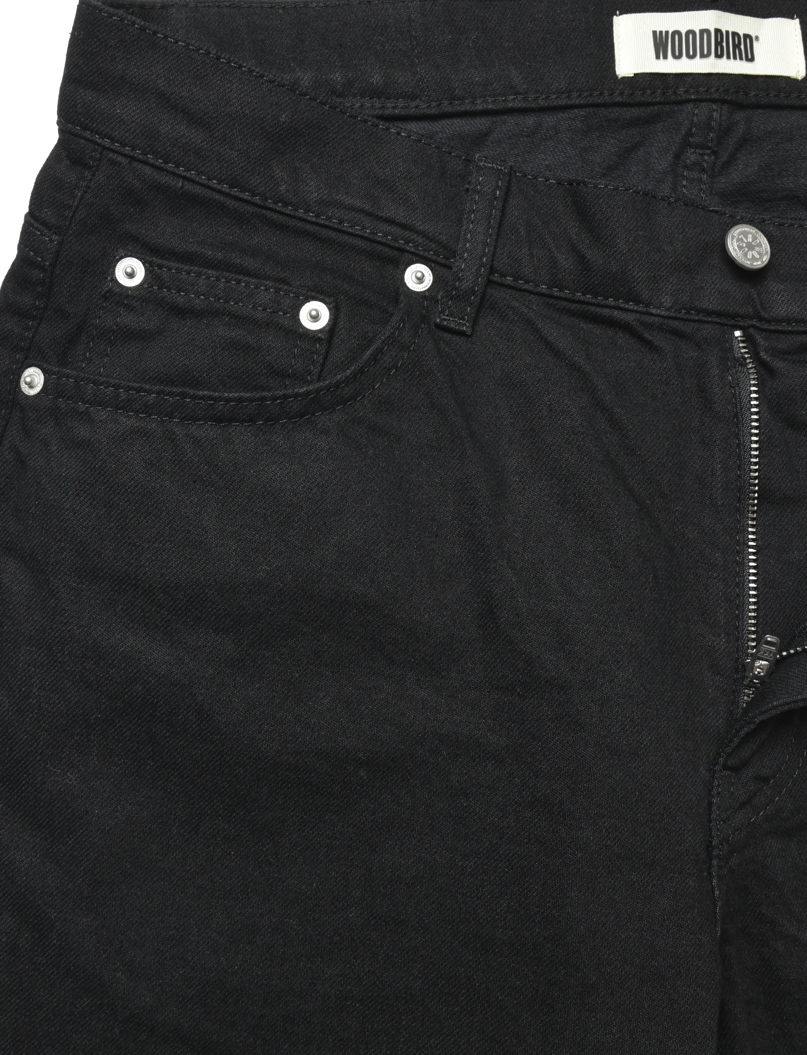 Woodbird - WBJay Black Jeans - klassikalised teksad - black - 2