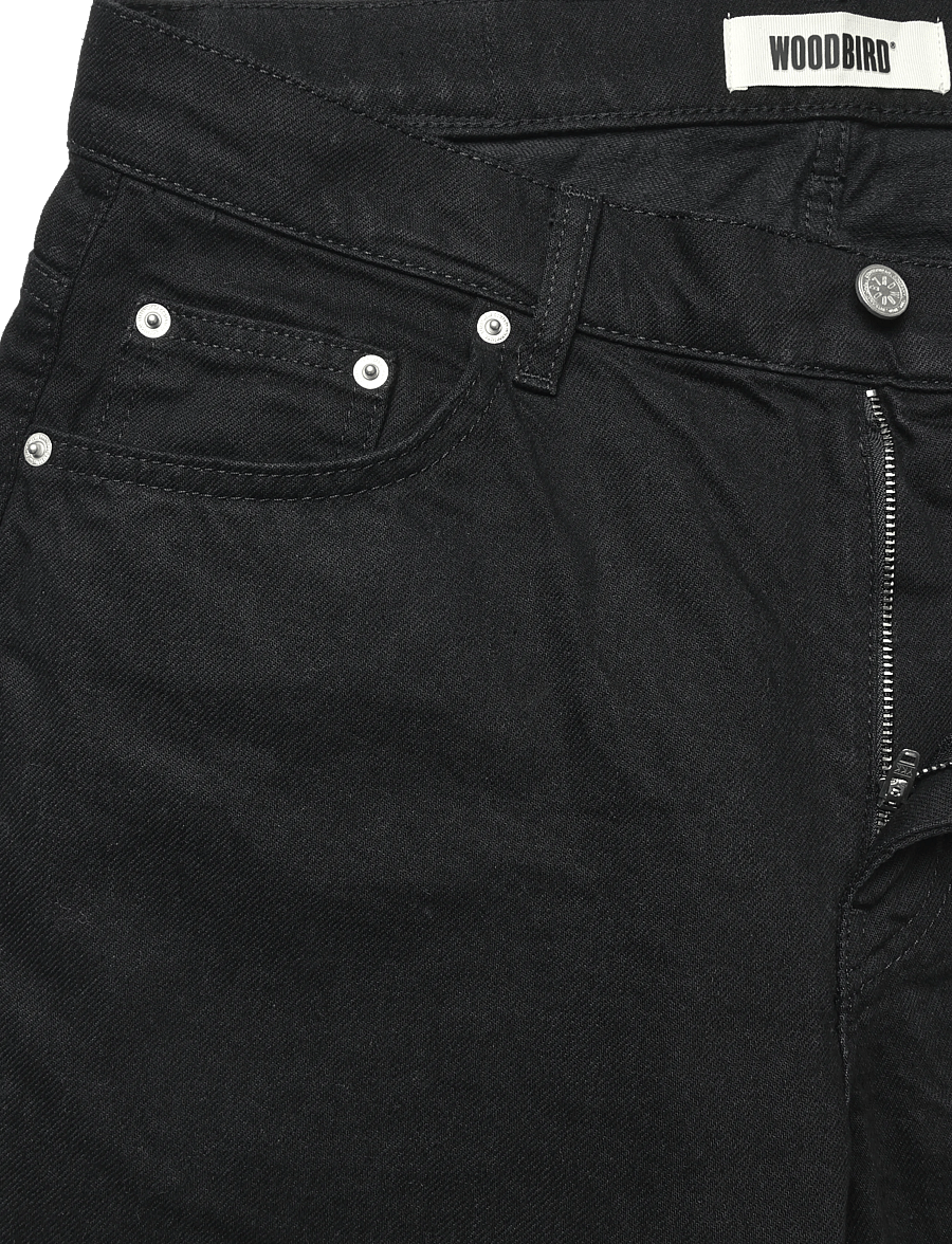 Woodbird - WBJay Black Jeans - klassikalised teksad - black - 2