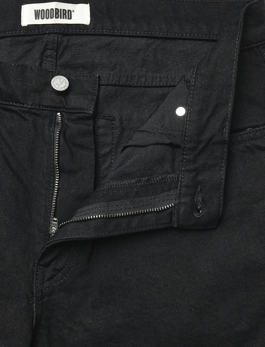 Woodbird - WBJay Black Jeans - klassikalised teksad - black - 3