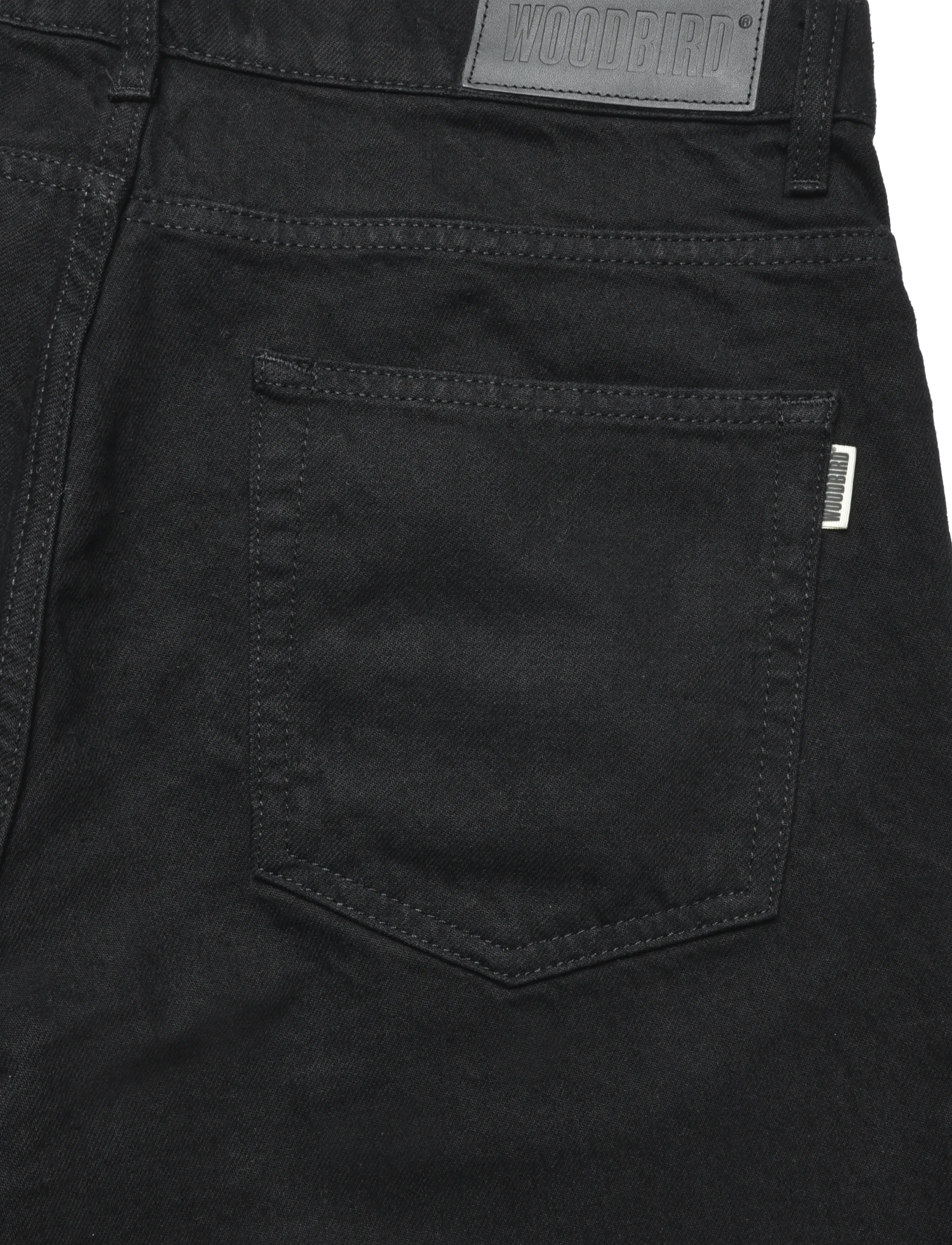 Woodbird - WBJay Black Jeans - klassikalised teksad - black - 4
