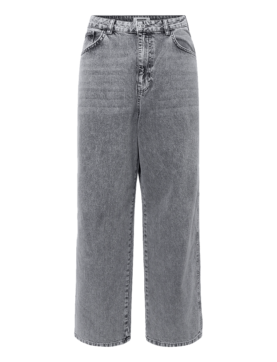 Woodbird - WBYuto Ash Grey Jeans - alt laienevad teksad - grey - 0