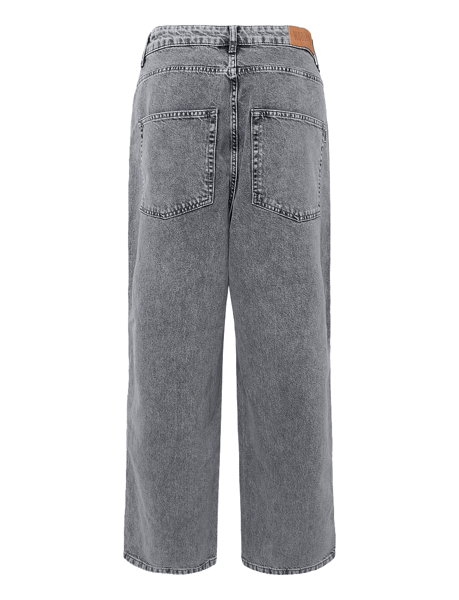 Woodbird - WBYuto Ash Grey Jeans - alt laienevad teksad - grey - 1