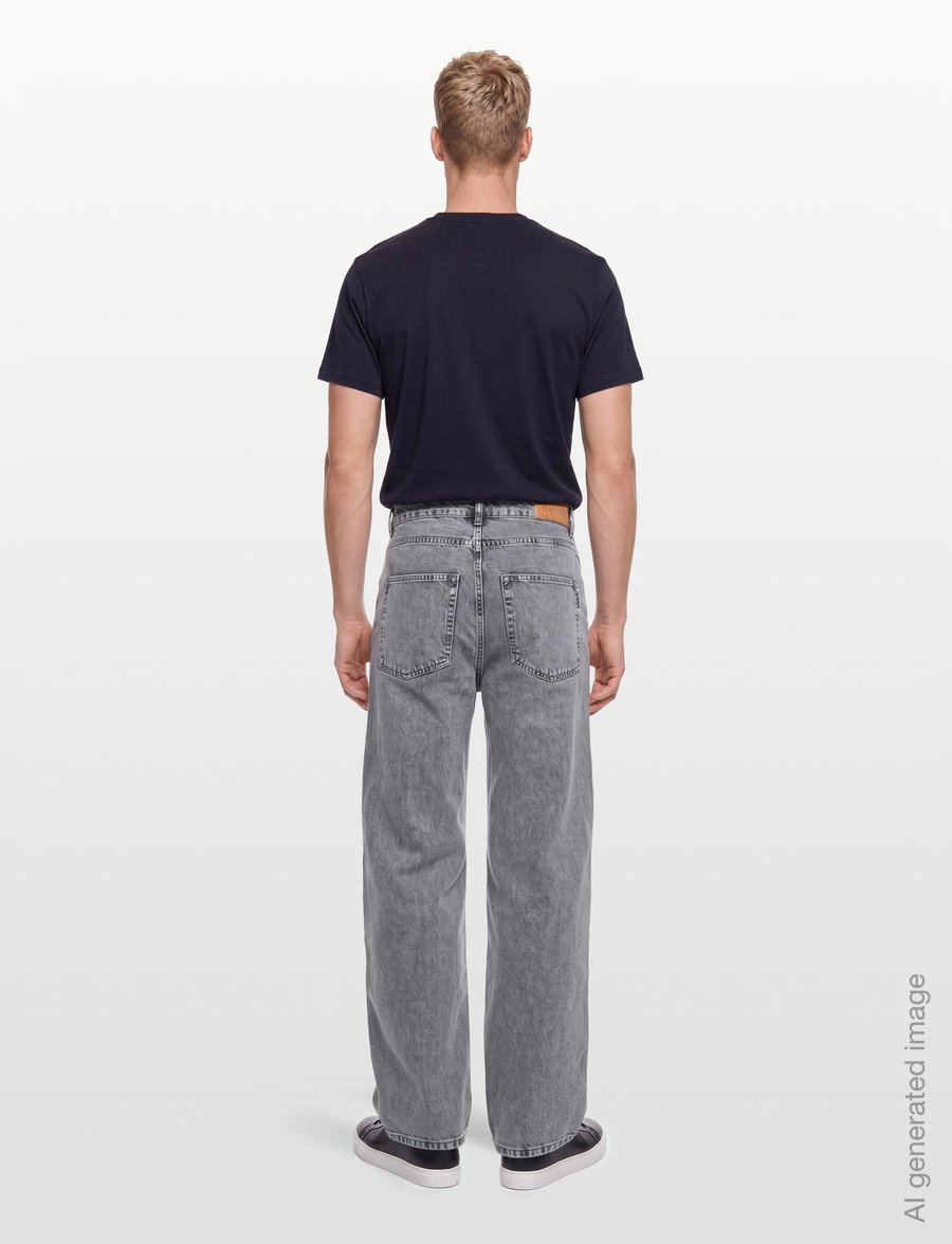 Woodbird - WBYuto Ash Grey Jeans - loose jeans - grey - 4