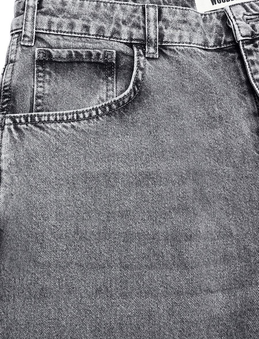 Woodbird - WBYuto Ash Grey Jeans - alt laienevad teksad - grey - 2