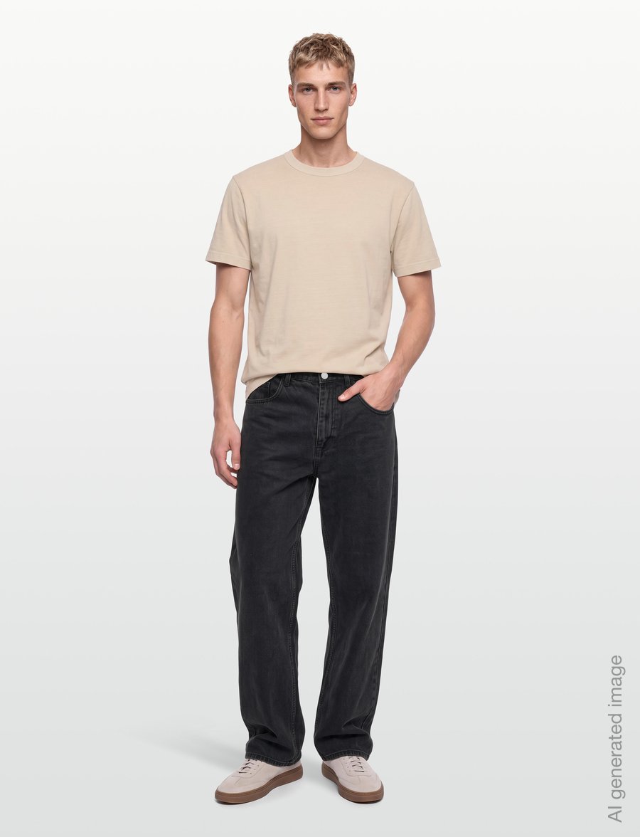 Woodbird - WBYuto Crow Jeans - loose jeans - black vintage - 0