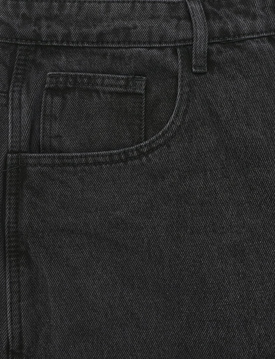 Woodbird - WBYuto Crow Jeans - weite jeans - black vintage - 2