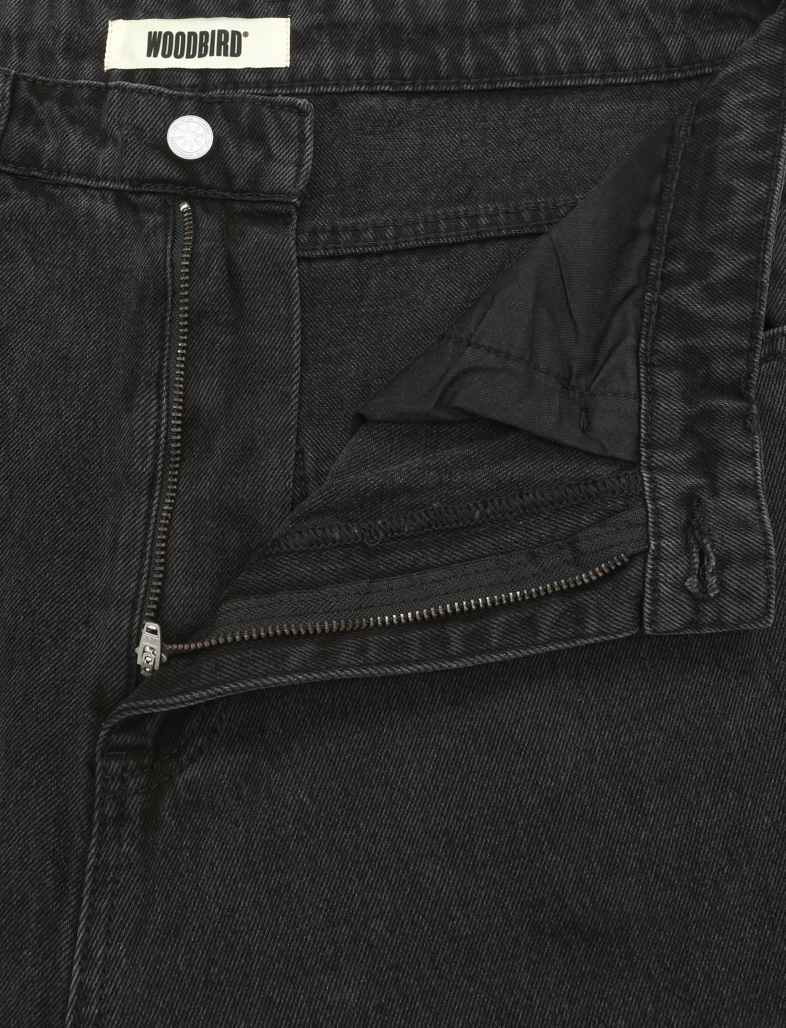 Woodbird - WBYuto Crow Jeans - weite jeans - black vintage - 3