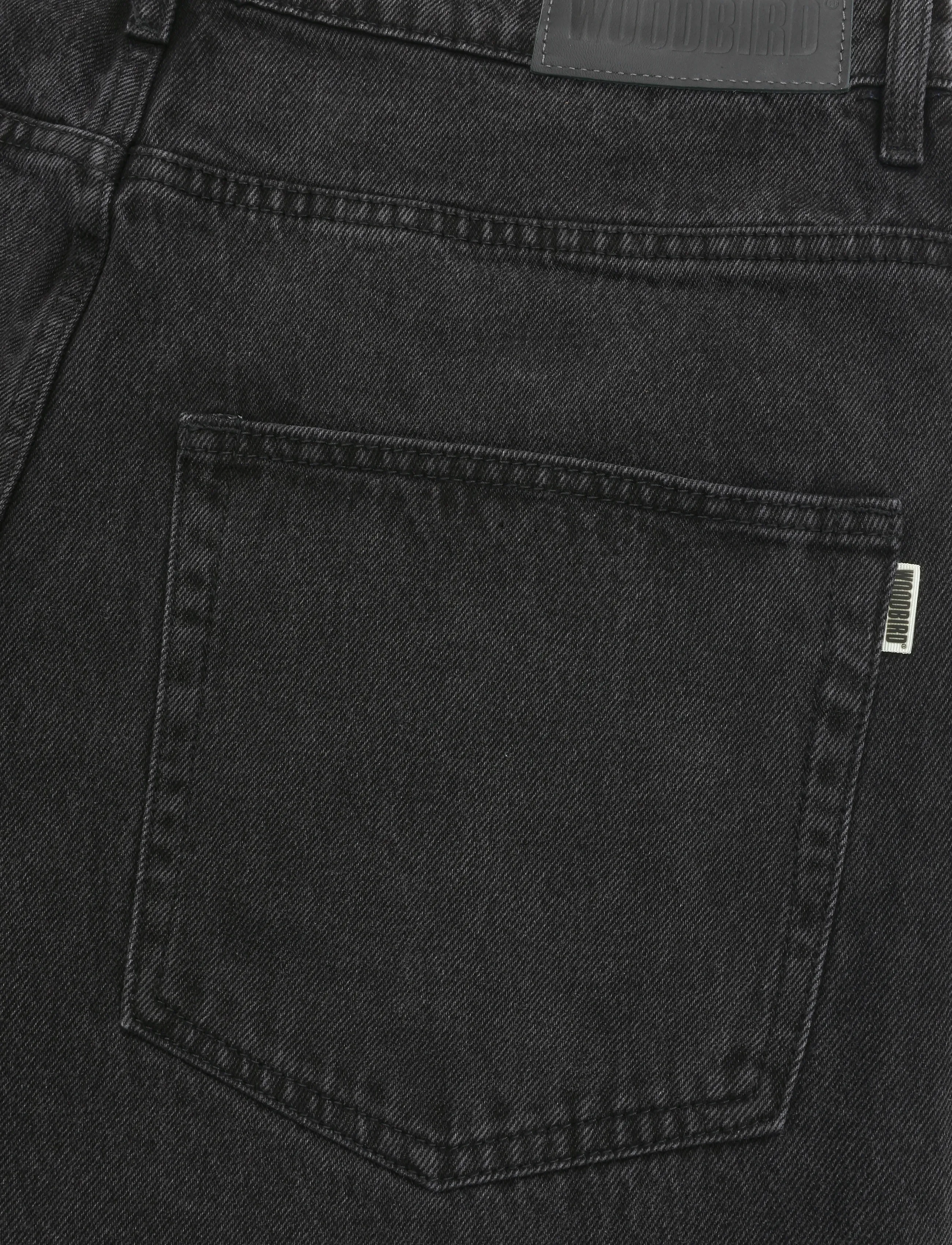 Woodbird - WBYuto Crow Jeans - weite jeans - black vintage - 4