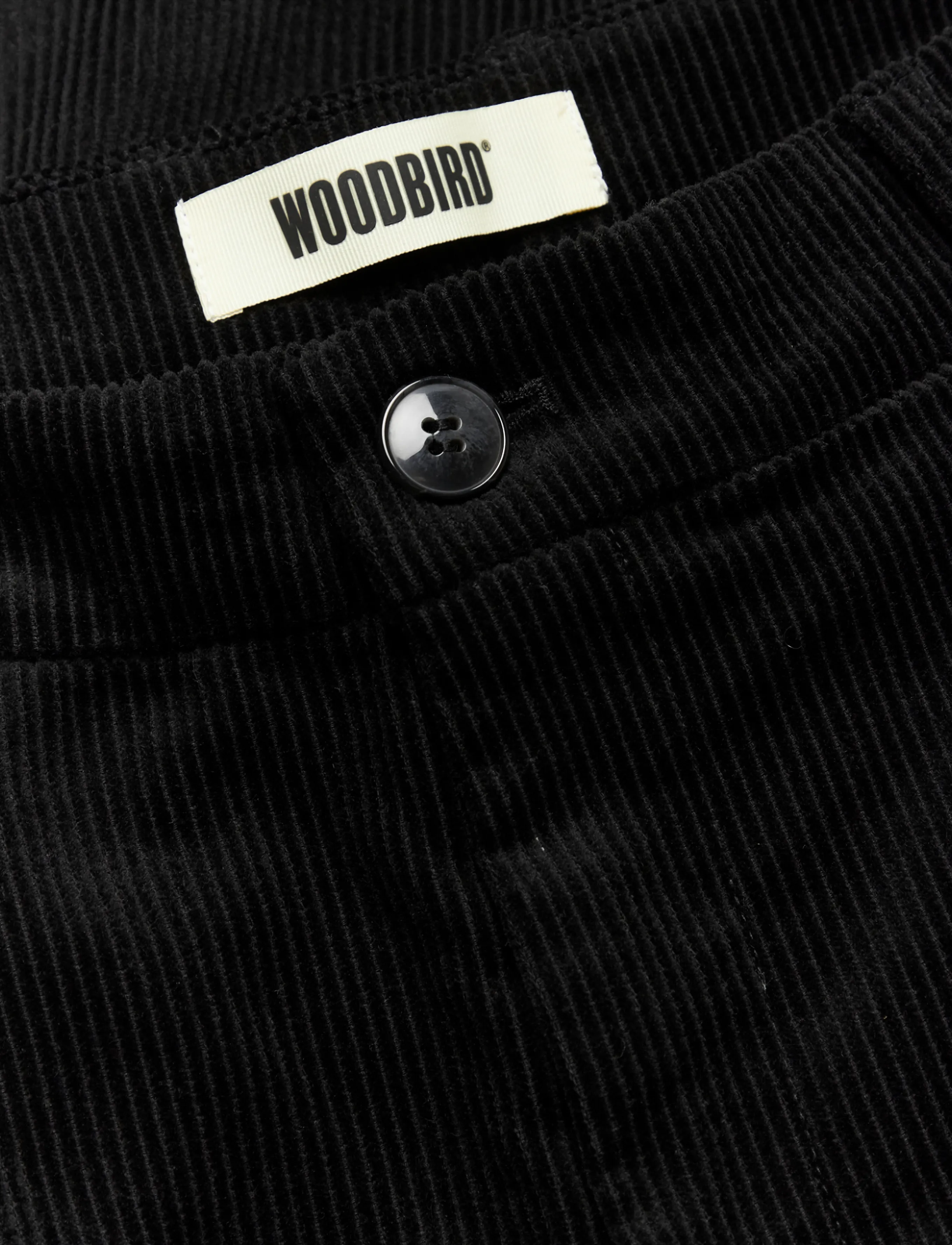 Woodbird - WBBin Cord Pants - black - 2