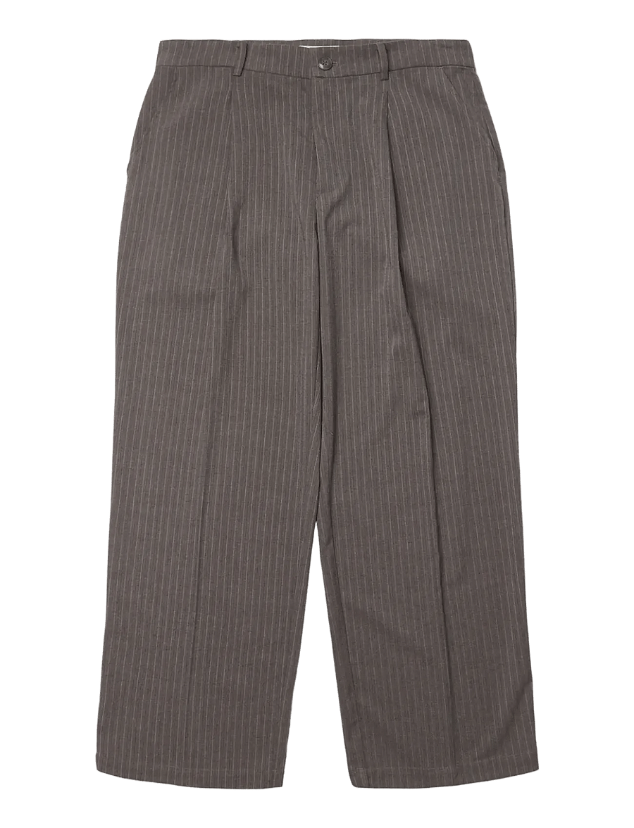 Woodbird - WBBin HB Stripe Pants - anzugshosen - dark grey - 1