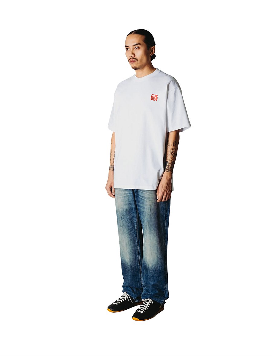 Woodbird - WBBaine HK Tee - kurzärmelige t-shirts - white - 3