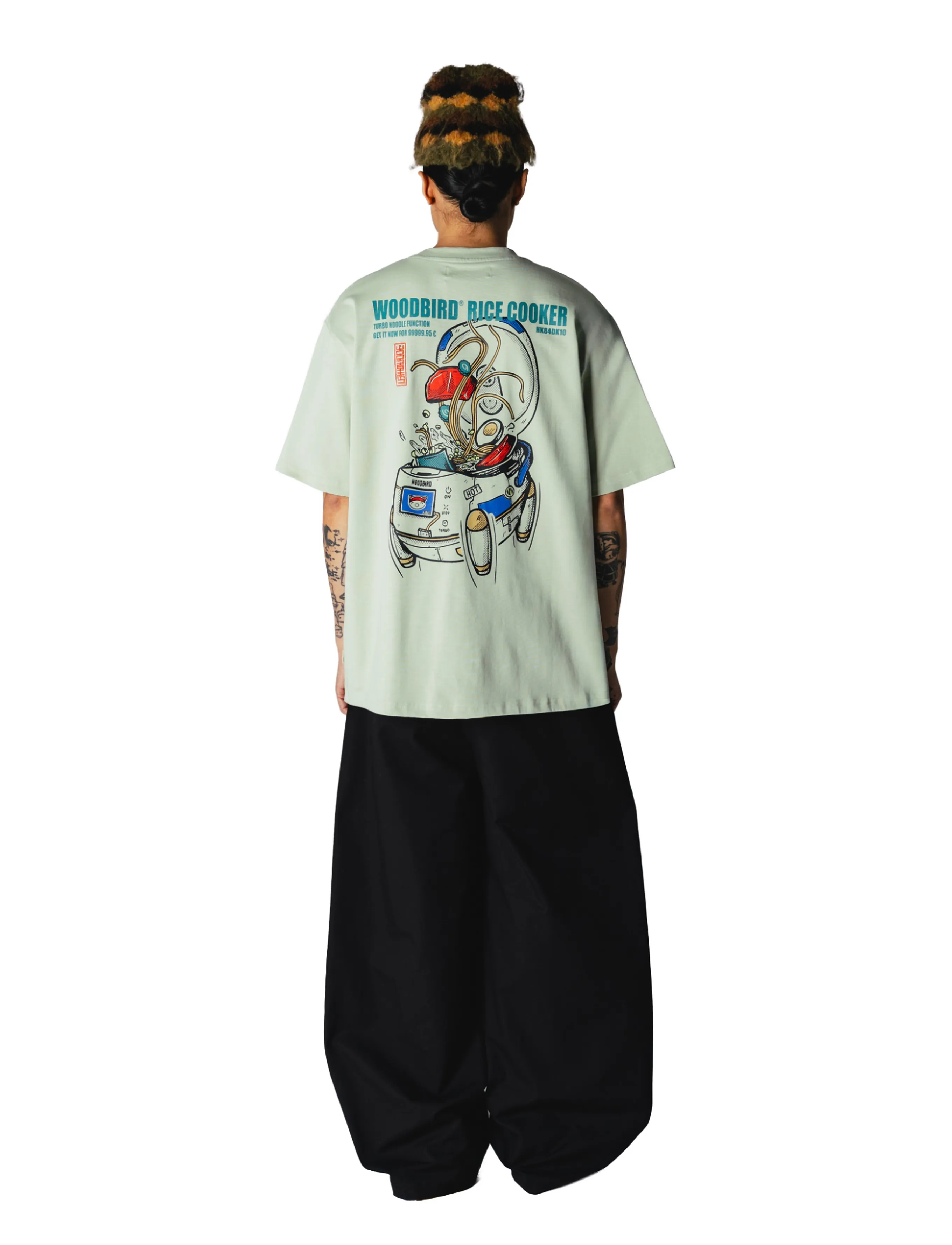 Woodbird - WBBaine Cook Tee - lühikeste varrukatega t-särgid - dusty green - 4