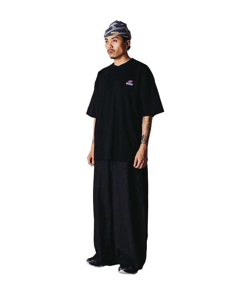 Woodbird - WBBeam Action Tee - kurzärmelige t-shirts - black - 3