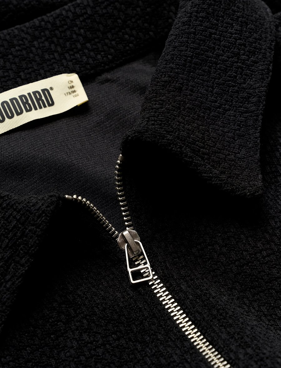 Woodbird - WBHiro SS Jiu Zip Polo - polostrik - black - 5