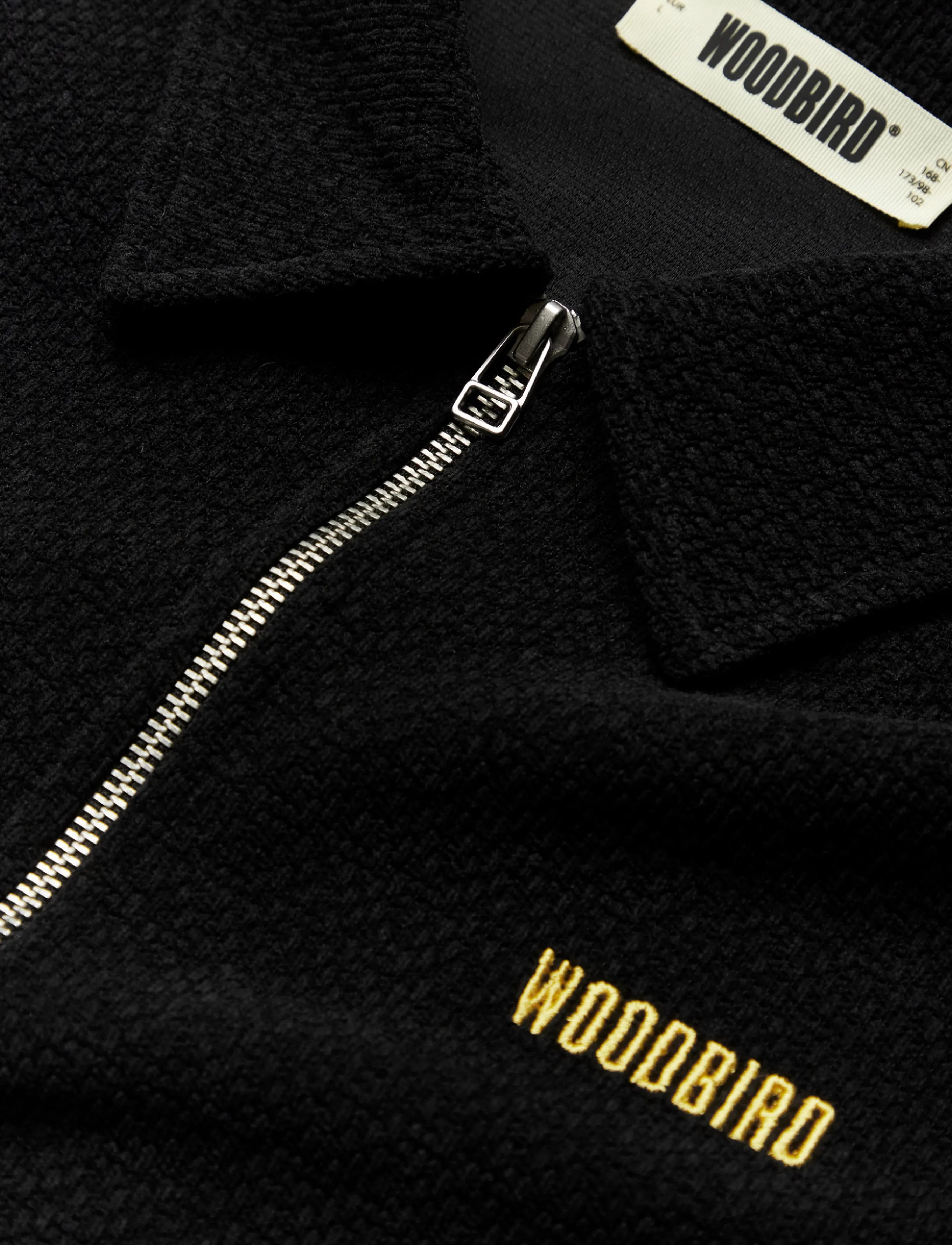 Woodbird - WBHiro LS Jiu Zip Polo - black - 5