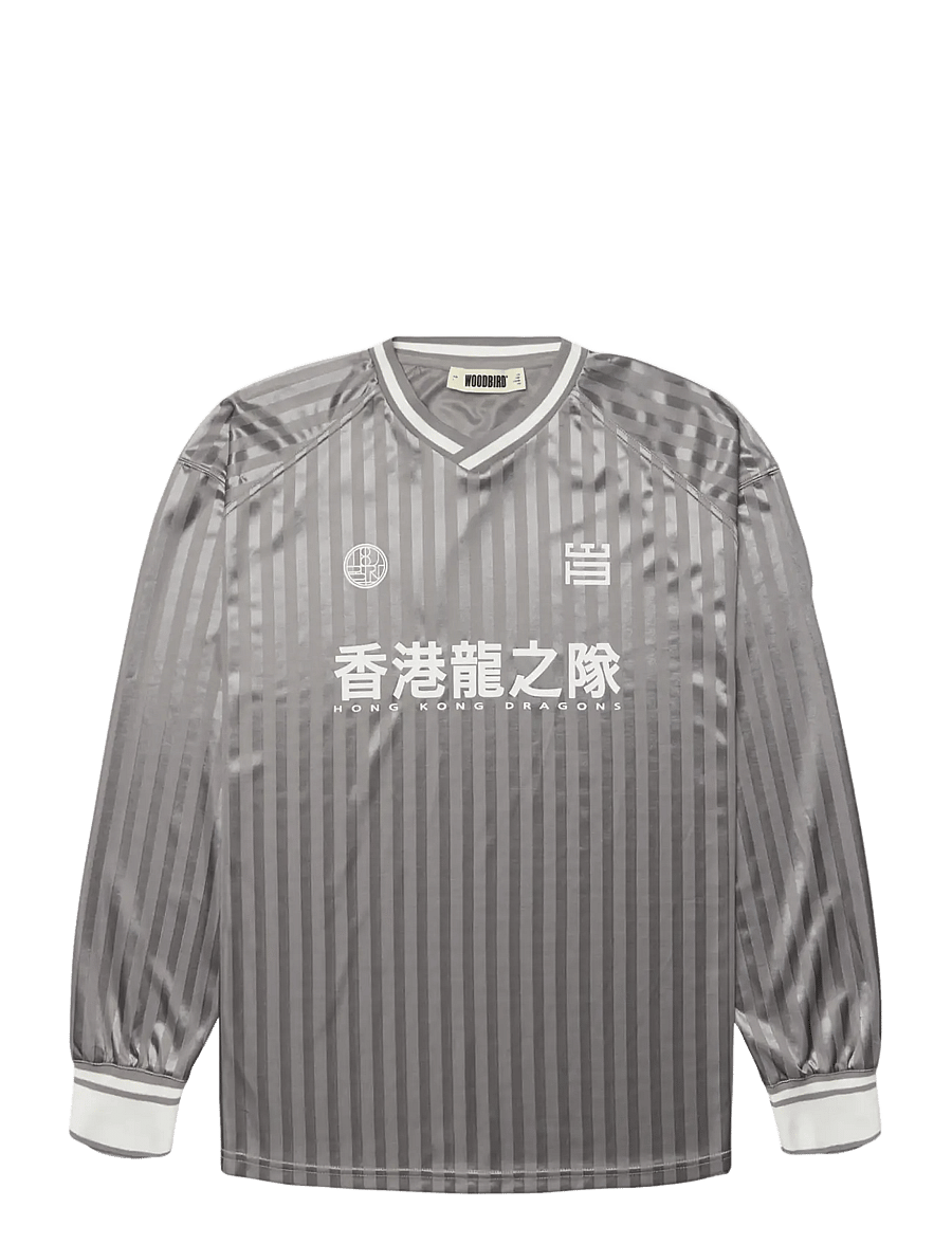 Woodbird - WBJoes LS Club Tee - langärmelige t-shirts - grey - 1