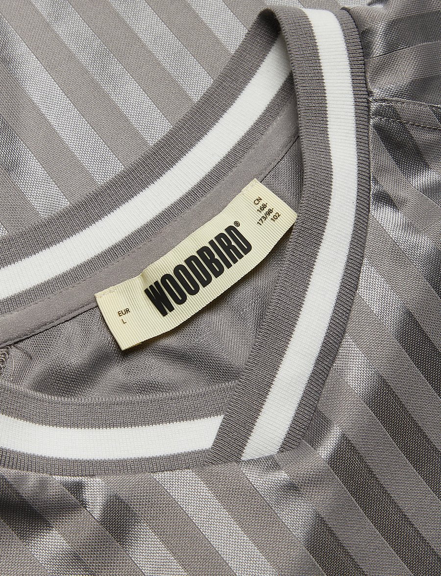 Woodbird - WBJoes LS Club Tee - langärmelige t-shirts - grey - 5
