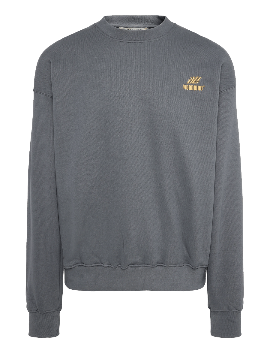 Woodbird - WBDuke Action Crew - sweatshirts - slate blue - 0
