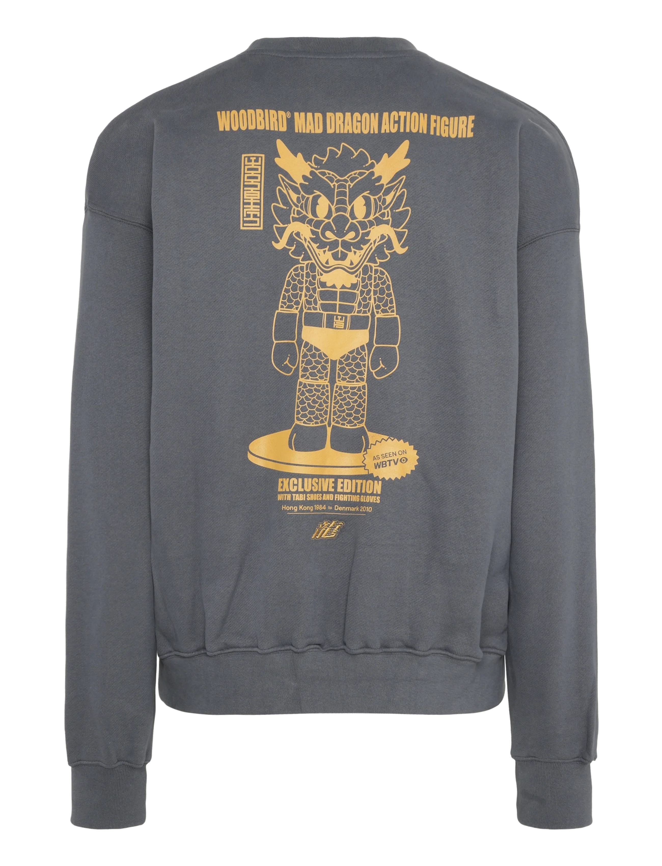Woodbird - WBDuke Action Crew - sweatshirts - slate blue - 1