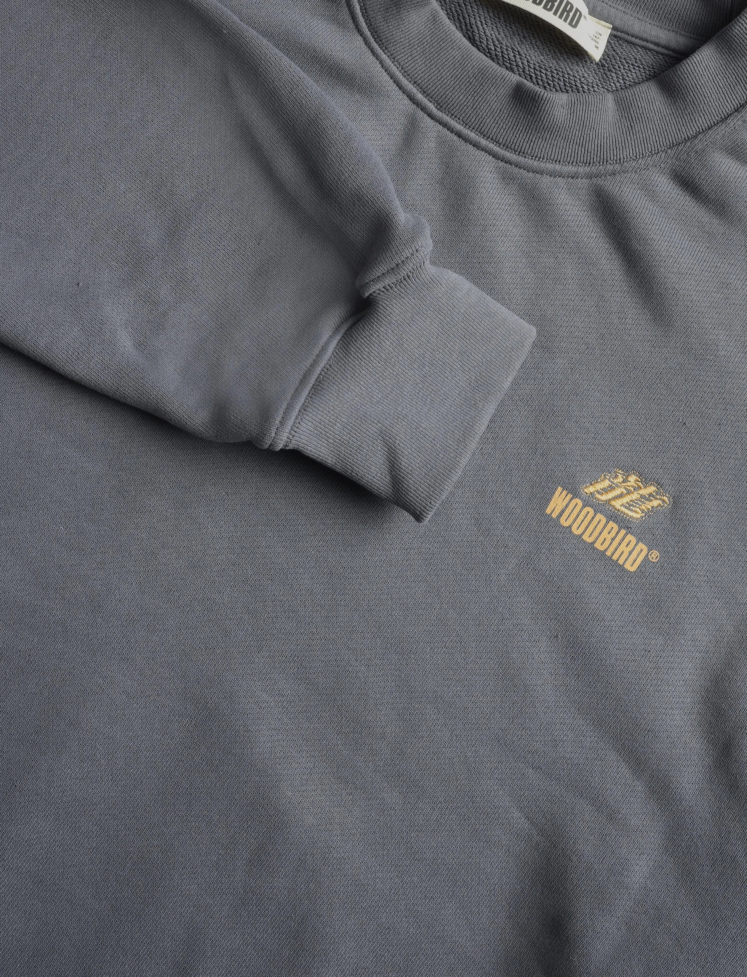 Woodbird - WBDuke Action Crew - sweatshirts - slate blue - 2