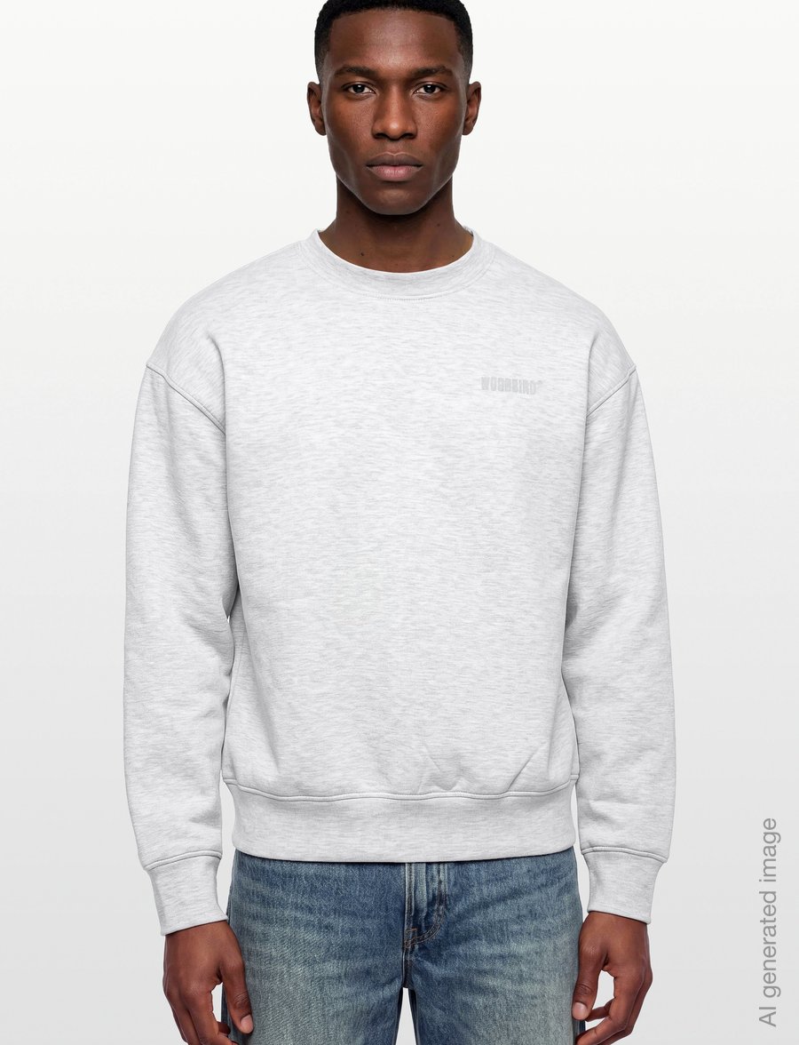 Woodbird - WBFuko Scuba Crew - truien - grey melange - 3