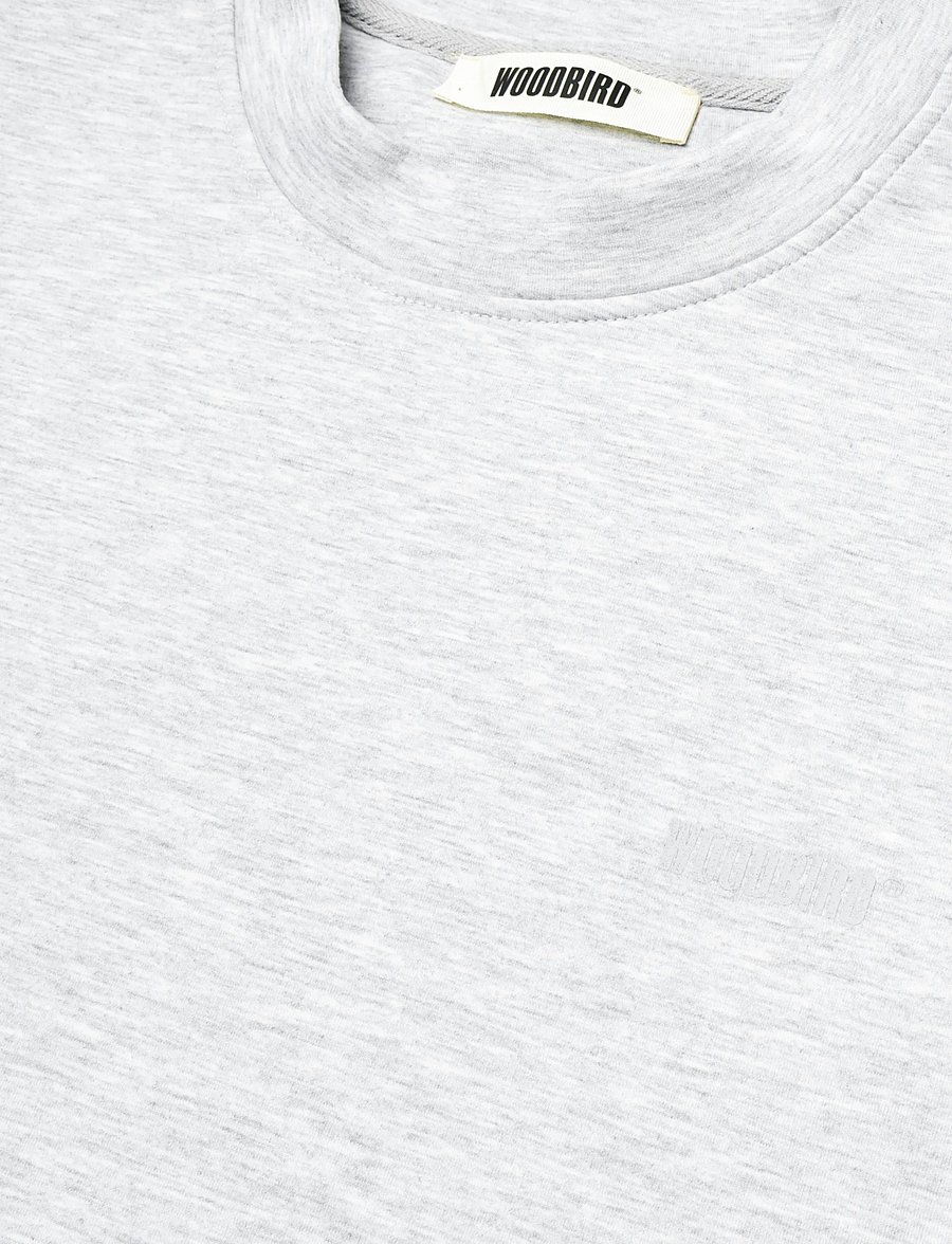 Woodbird - WBFuko Scuba Crew - shop efter stil - grey melange - 2