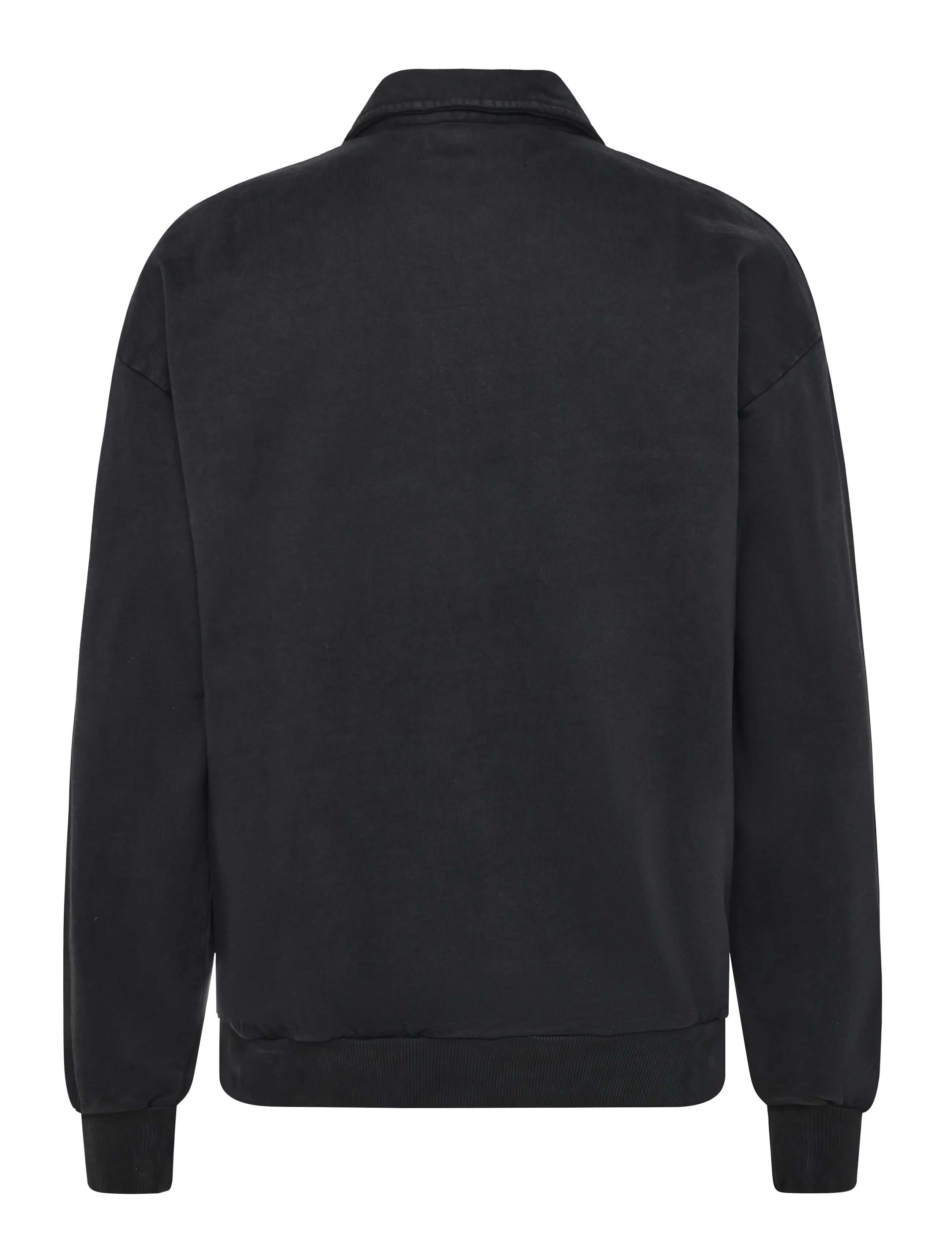 Woodbird - WBLoke Washed Zip Polo - black - 1
