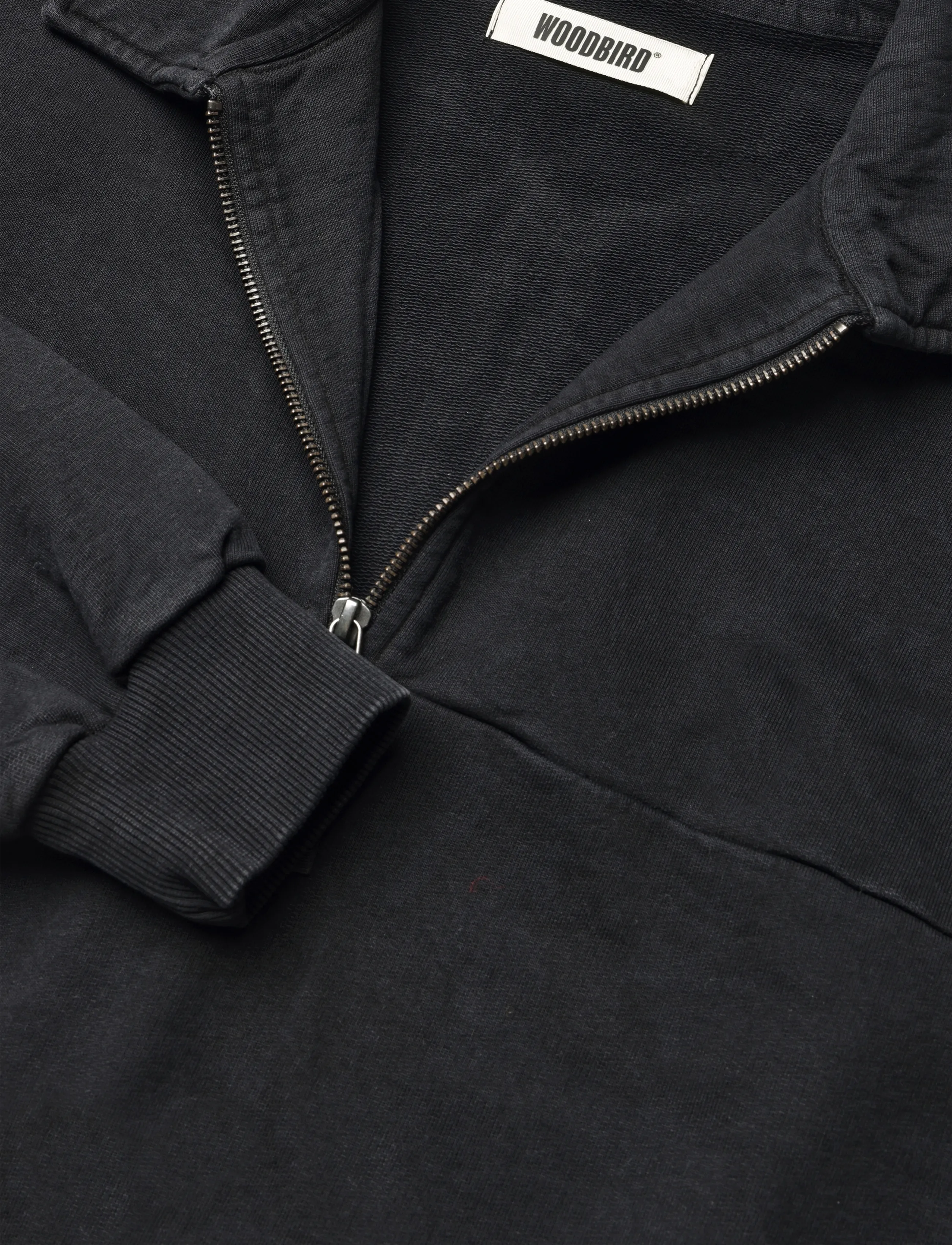 Woodbird - WBLoke Washed Zip Polo - black - 2