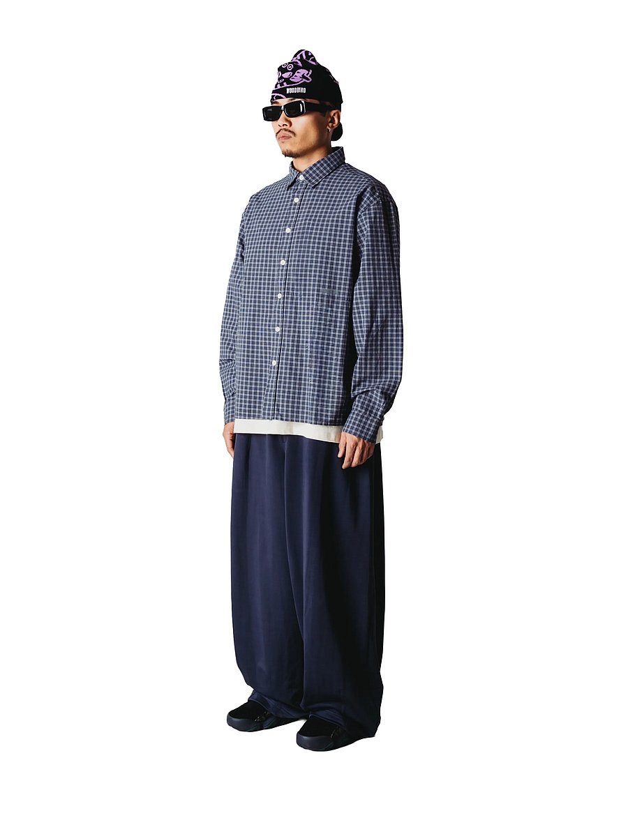 Woodbird - WBBuzo Yu Check Shirt - ternede skjorter - blue - 3