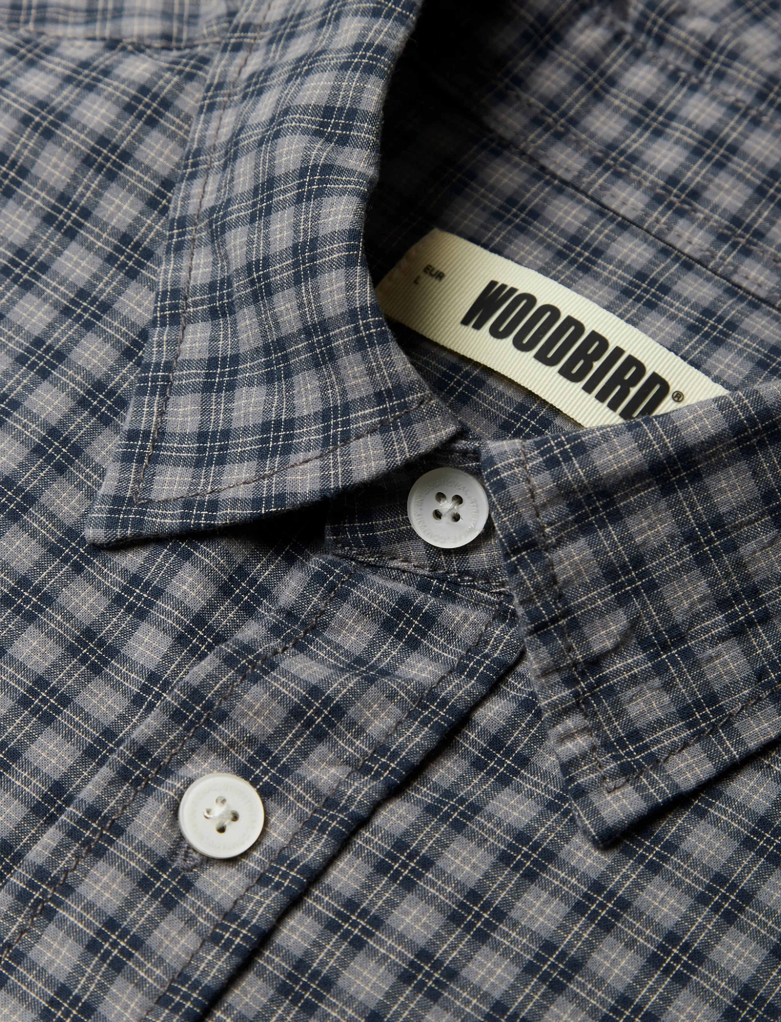 Woodbird - WBBuzo Yu Check Shirt - blue - 5