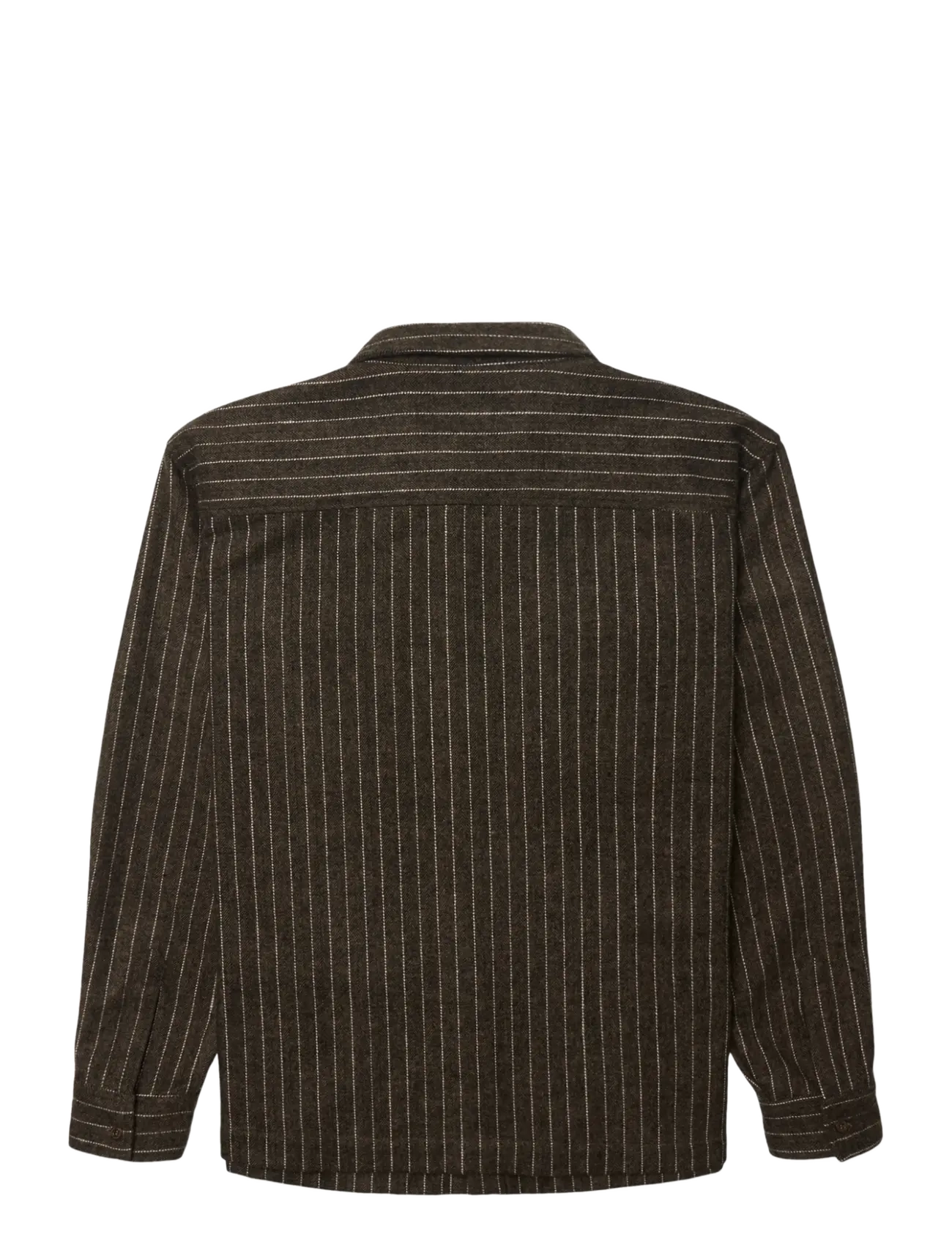 Woodbird - WBBuzo Herringbone Shirt - triibulised särgid - dark olive - 2