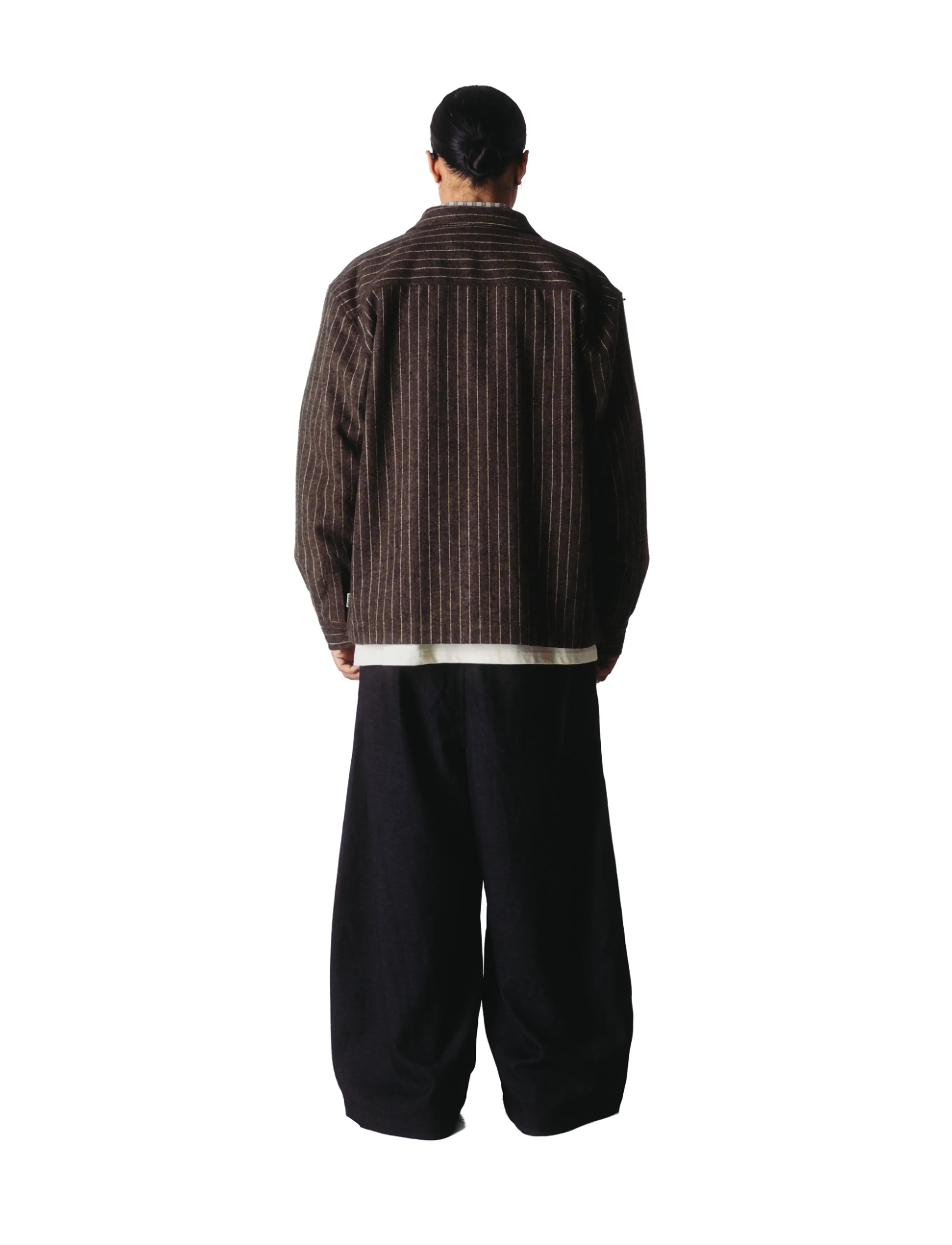 Woodbird - WBBuzo Herringbone Shirt - triibulised särgid - dark olive - 4