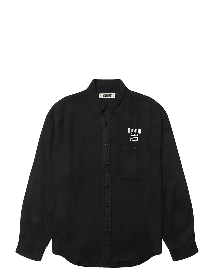 Woodbird - WBJong Denim Shirt - Überhemden - black - 1