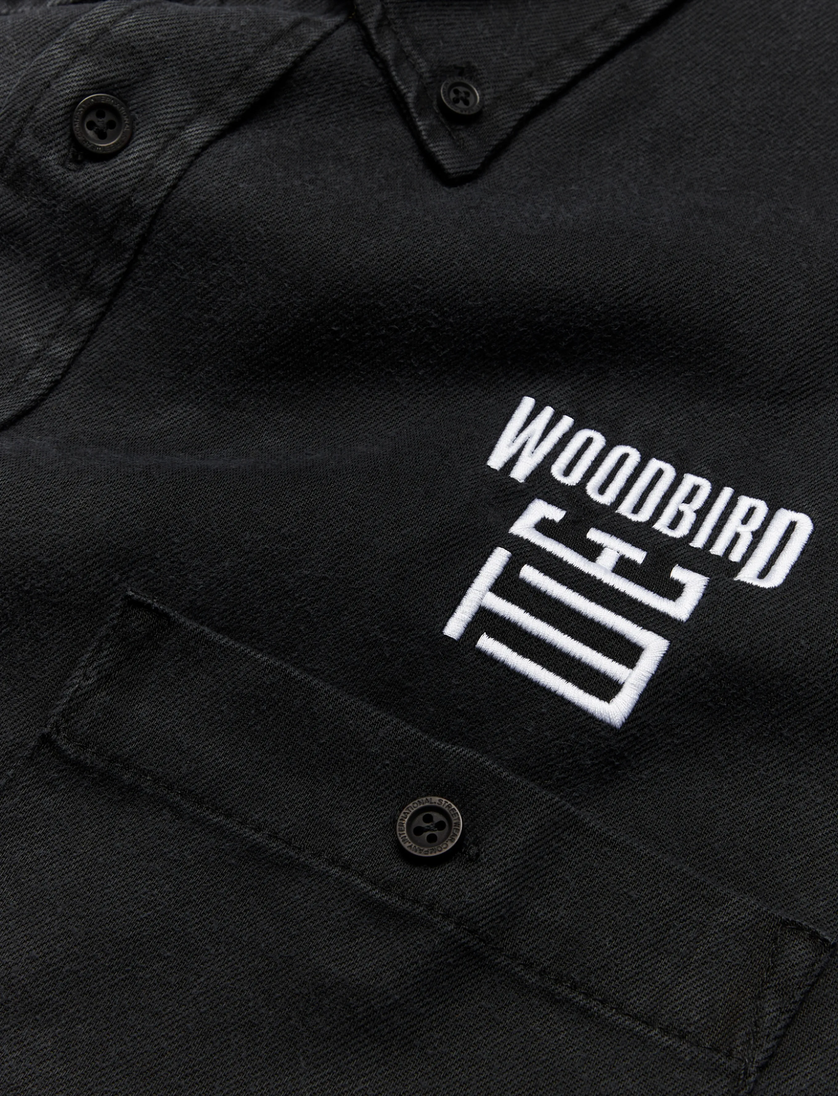 Woodbird - WBJong Denim Shirt - black - 5