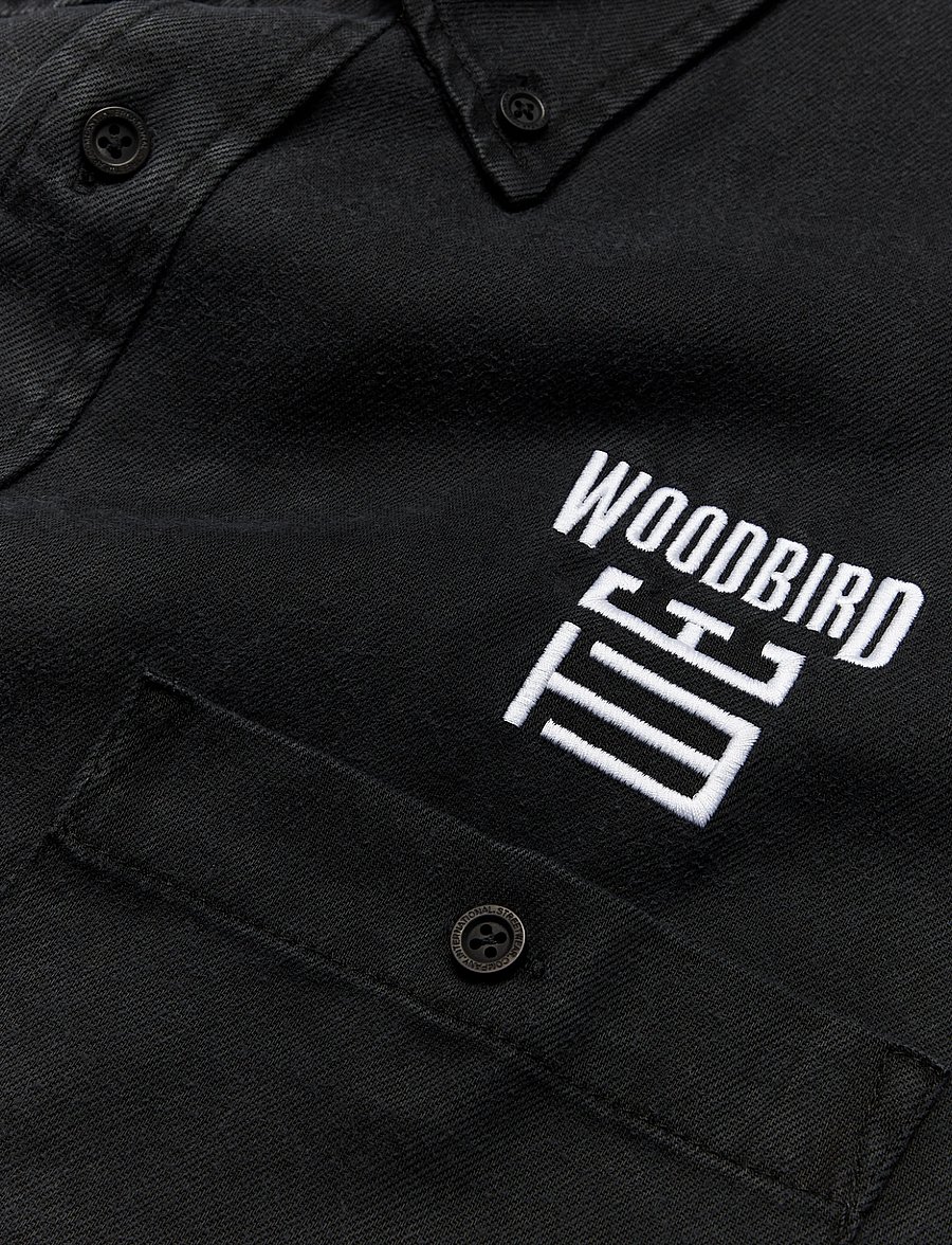 Woodbird - WBJong Denim Shirt - Überhemden - black - 5