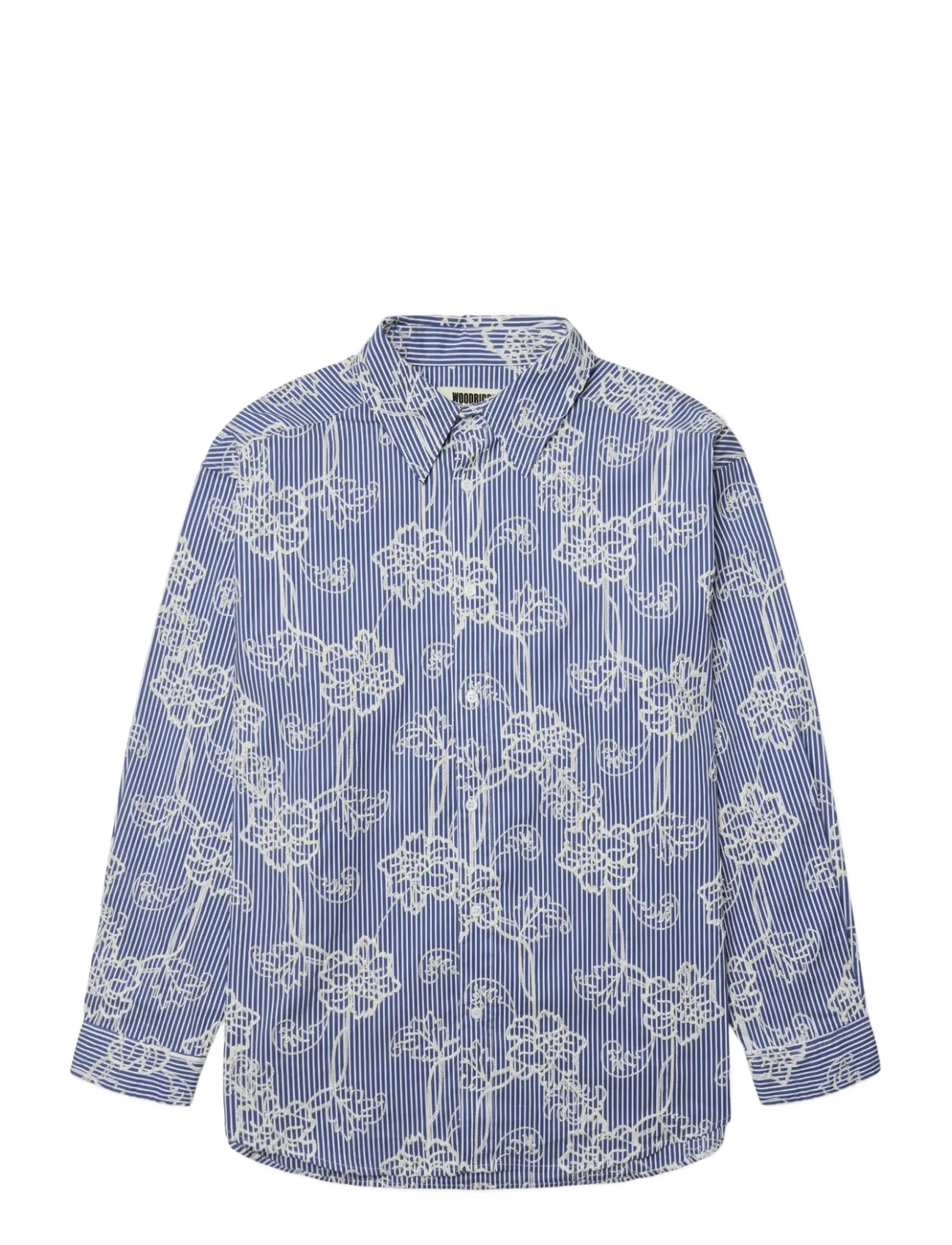 Woodbird - WBBrooks EMB Shirt - blue-white - 1
