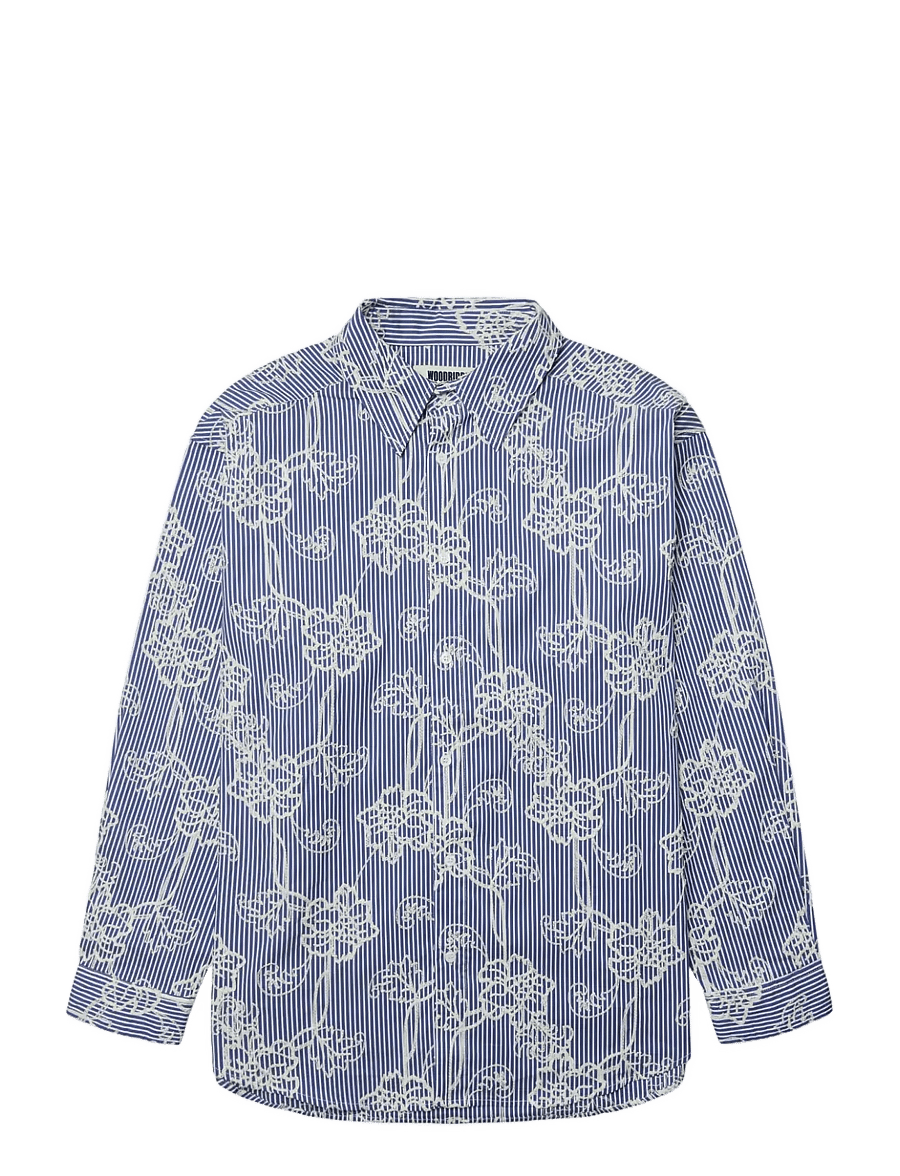 Woodbird - WBBrooks EMB Shirt - gemusterte hemden - blue-white - 1