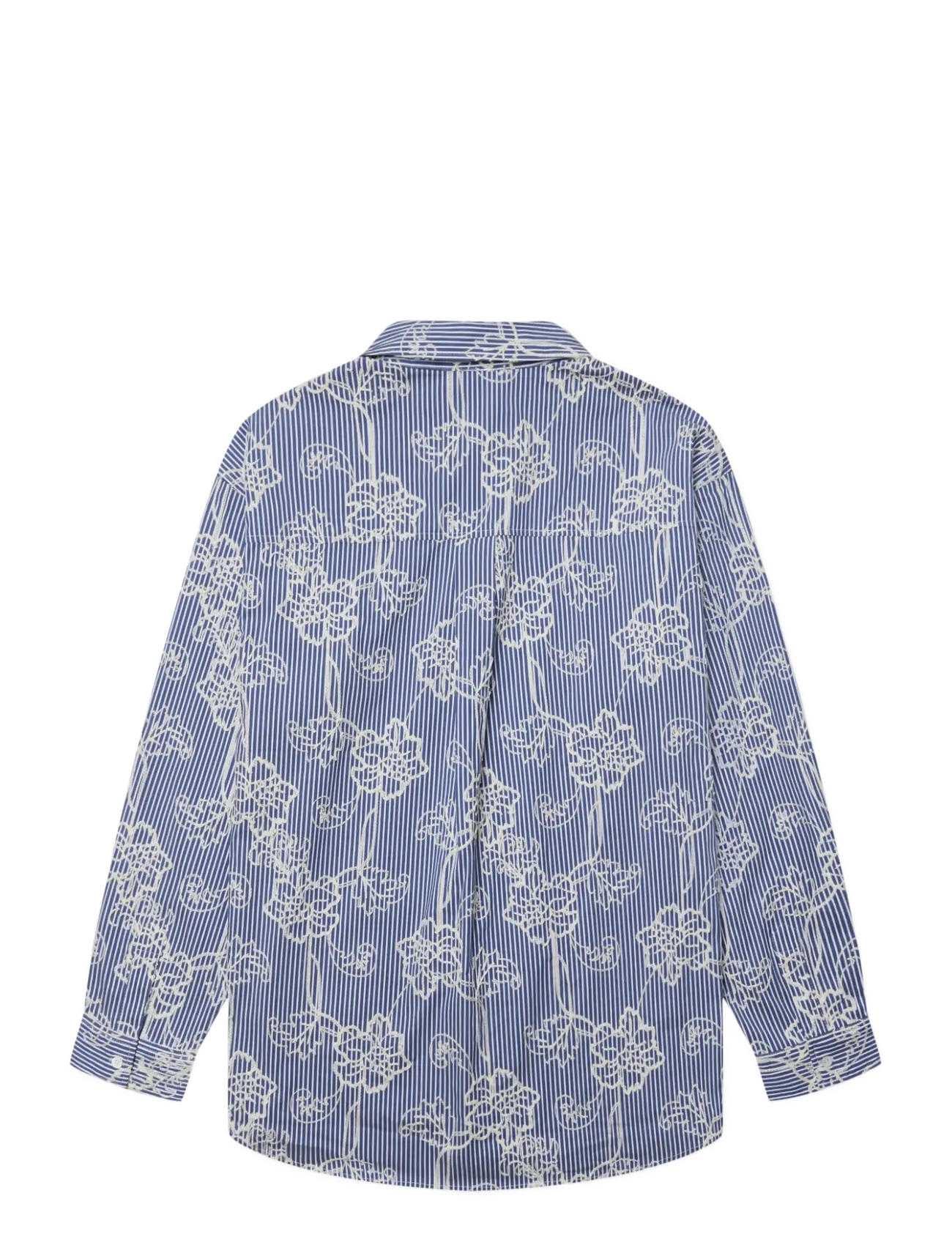 Woodbird - WBBrooks EMB Shirt - blue-white - 2